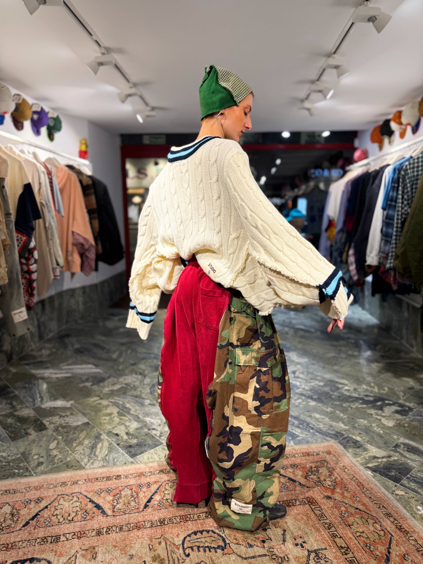 ARTISANAL MILITARY X SWEAT HYBRID TROUSERS