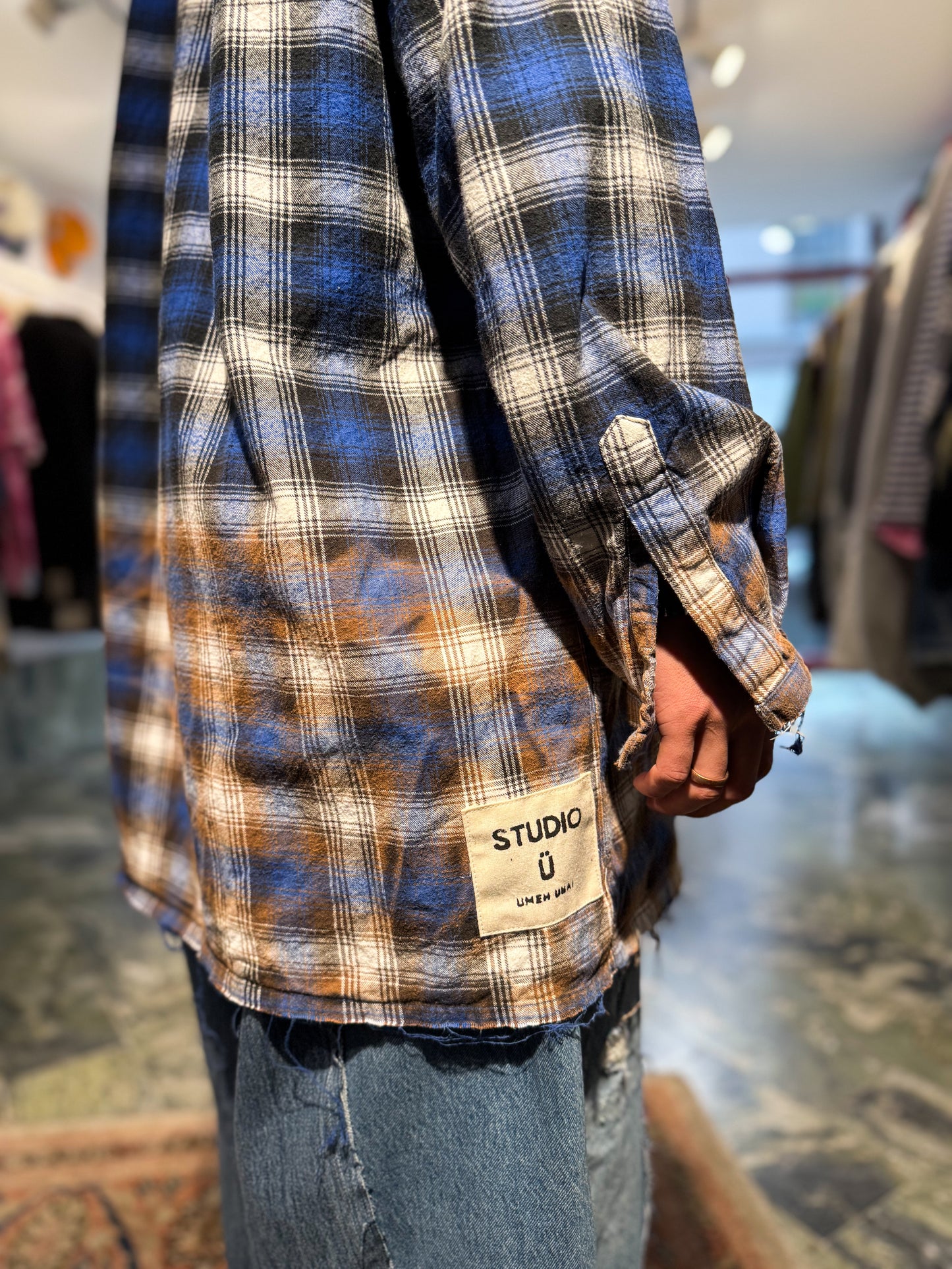 DENIM COLLARED SHIRT JACKET