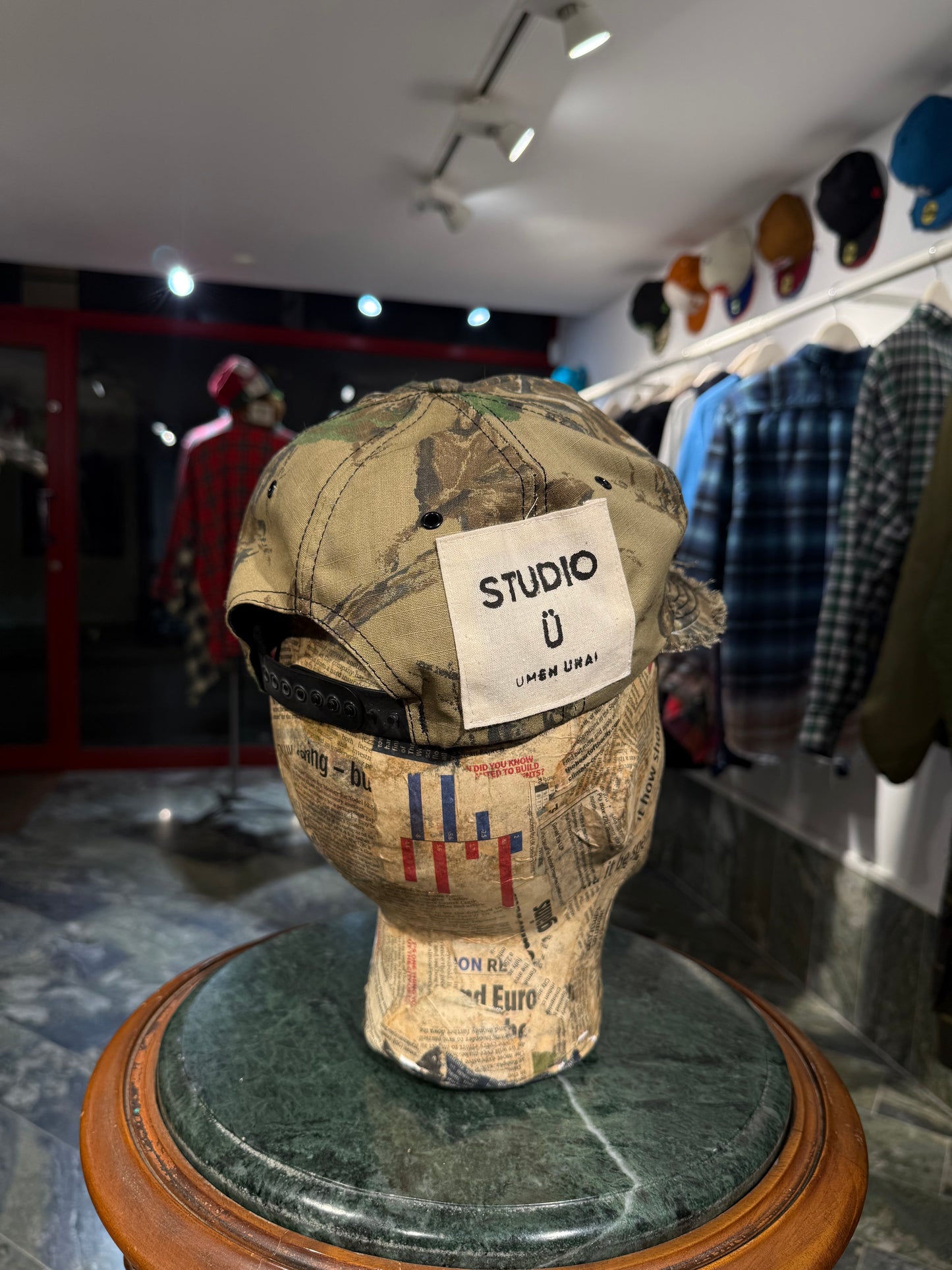 ARTISANAL CURVED MINI BRIM CAP (Adjustable)