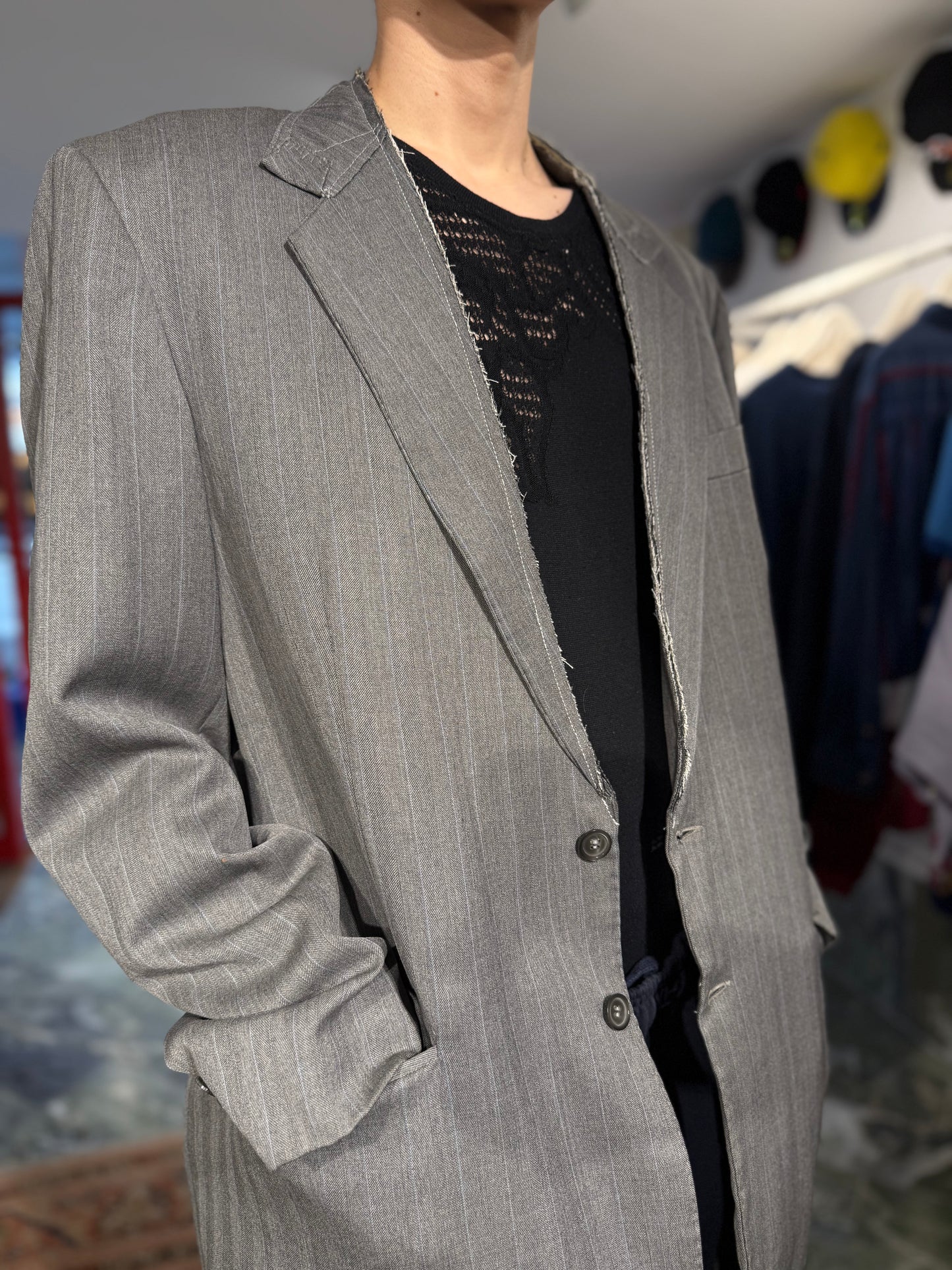 EXTENDED BLAZER LONG JACKET