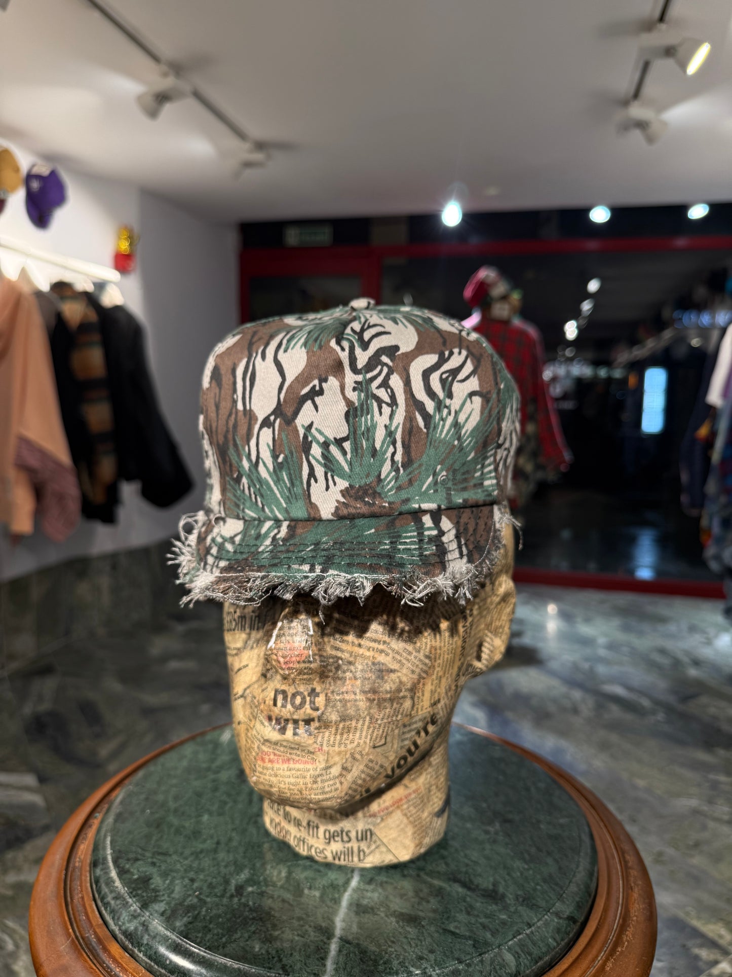 ARTISANAL CURVED MINI BRIM CAP (Adjustable)