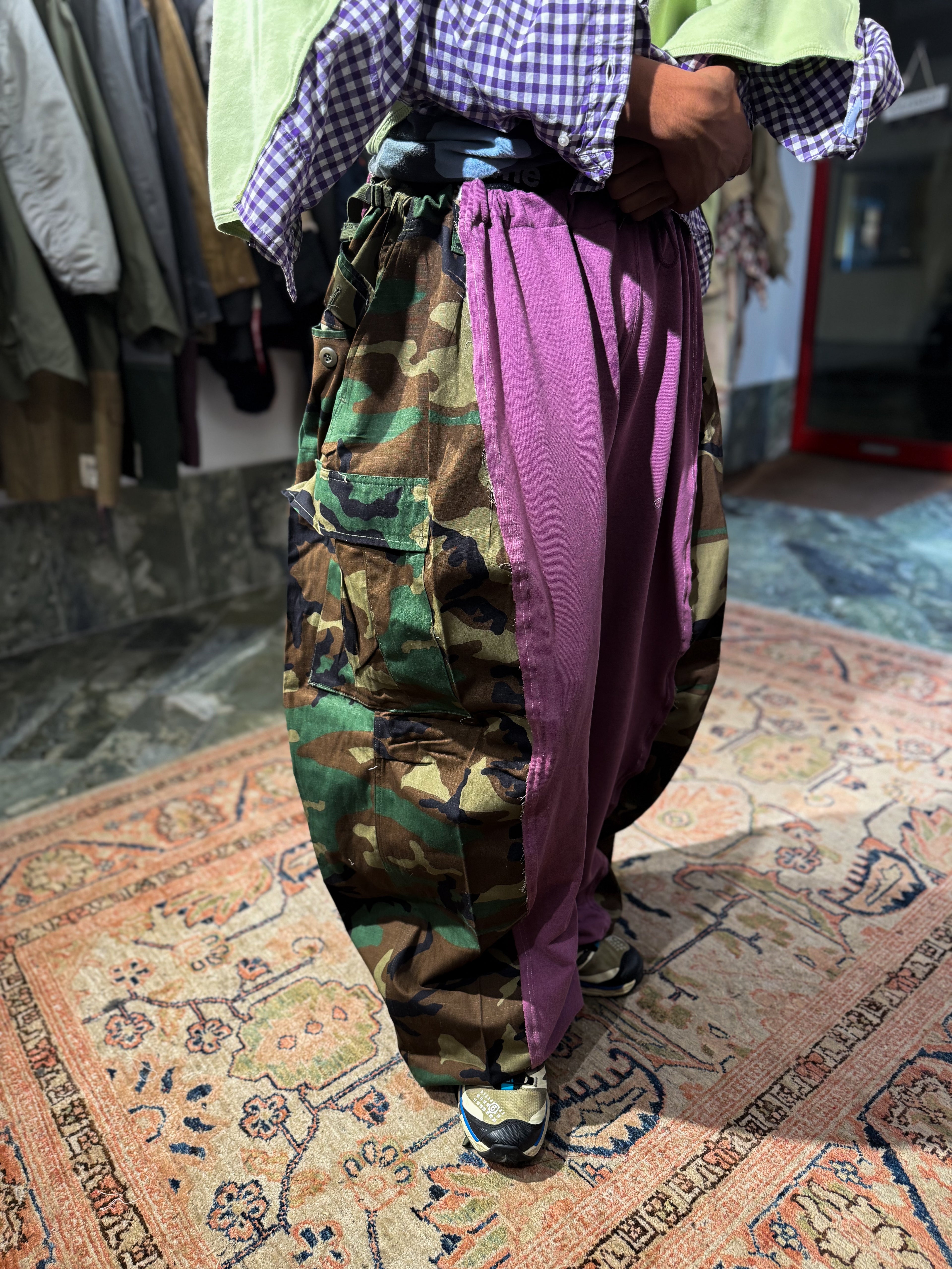 ARTISANAL MILITARY X SWEAT HYBRID TROUSERS