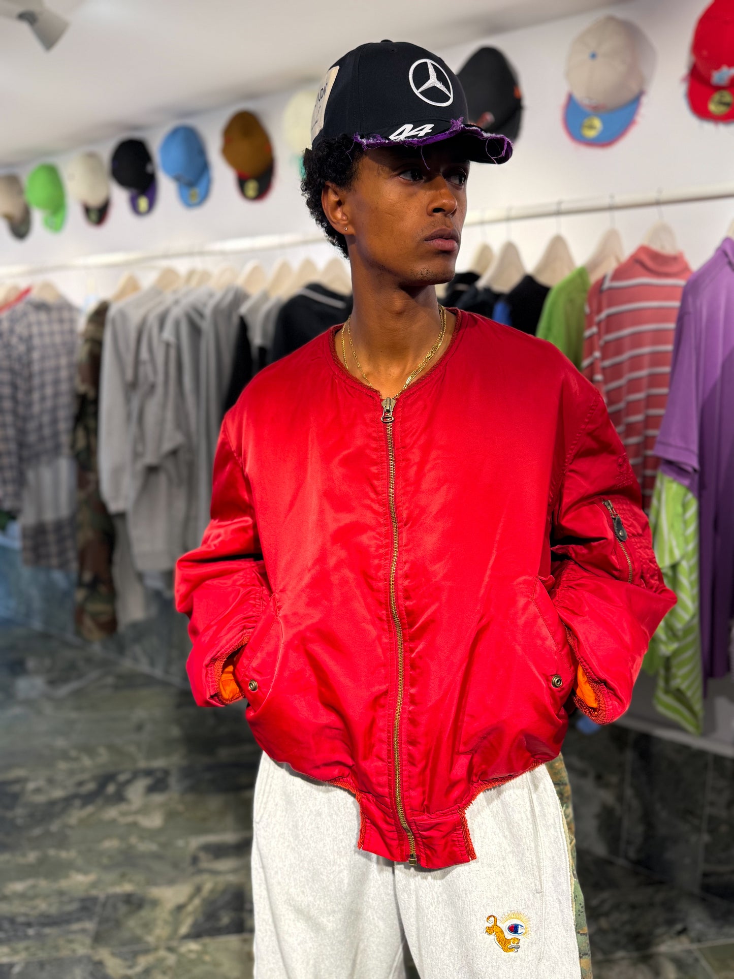 DECONSTRUCTED BOMBER JACKET
