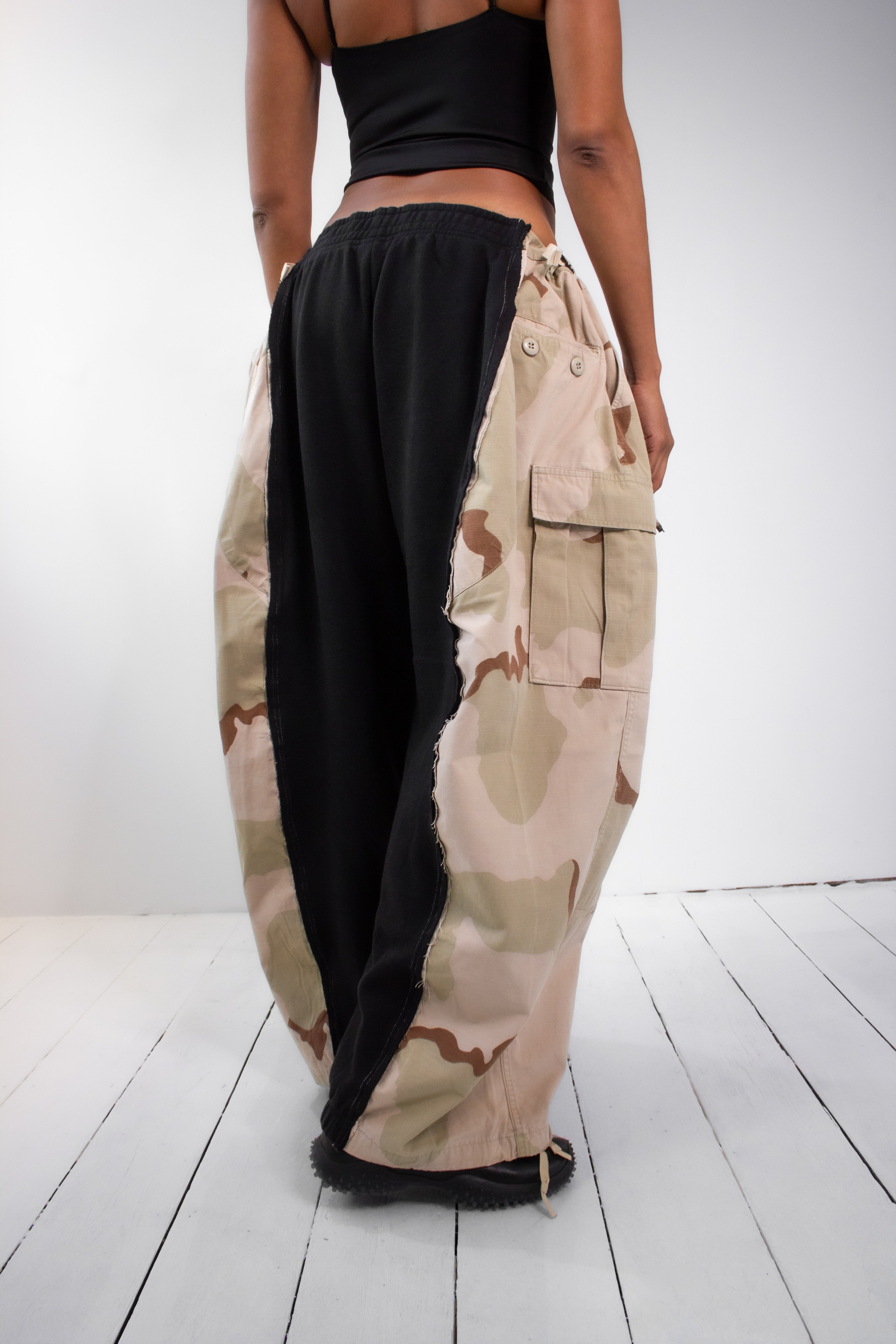 ARTISANAL MILITARY X SWEAT HYBRID TROUSERS