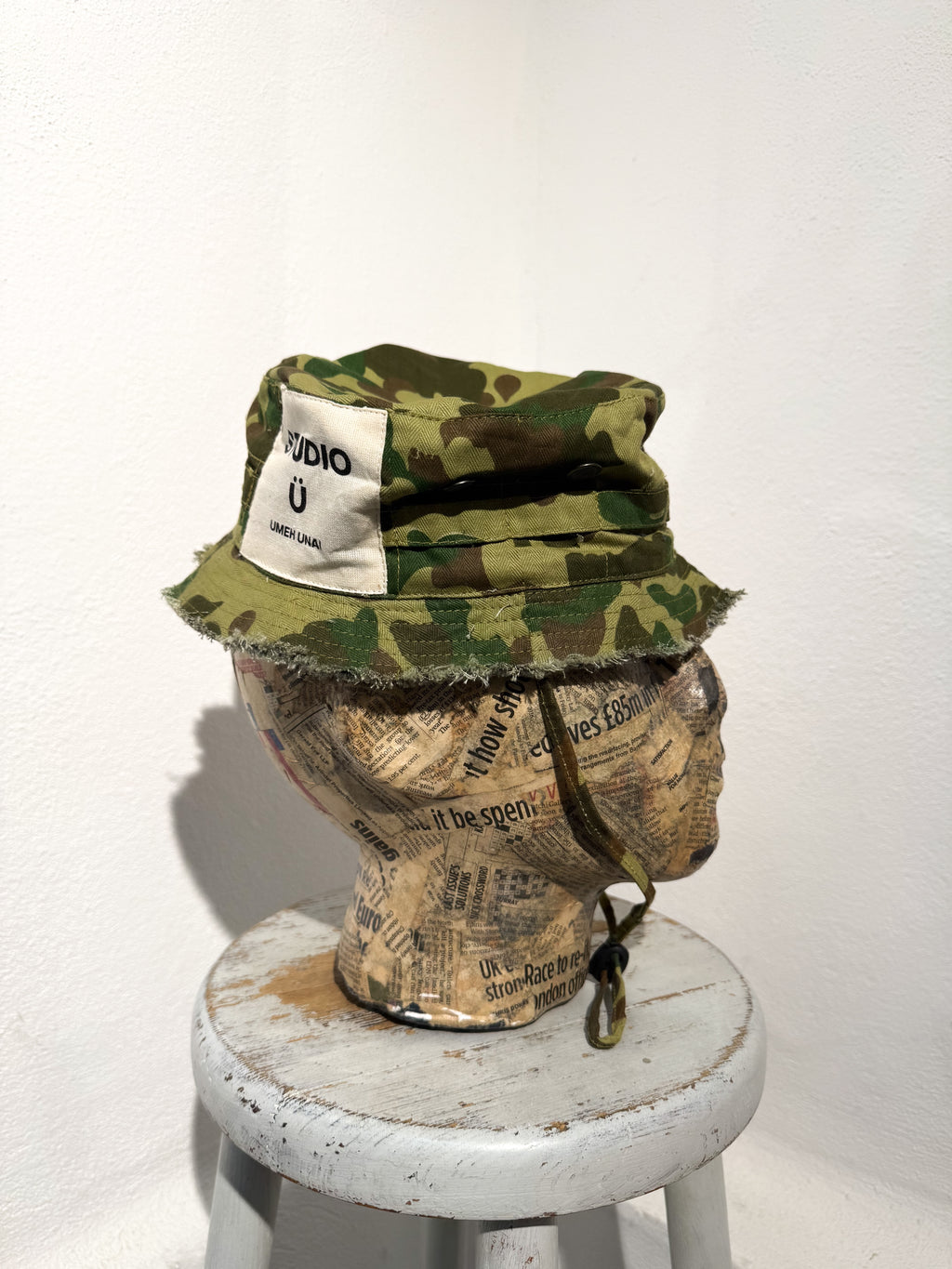 ARTISANAL CAMO BUCKET HAT