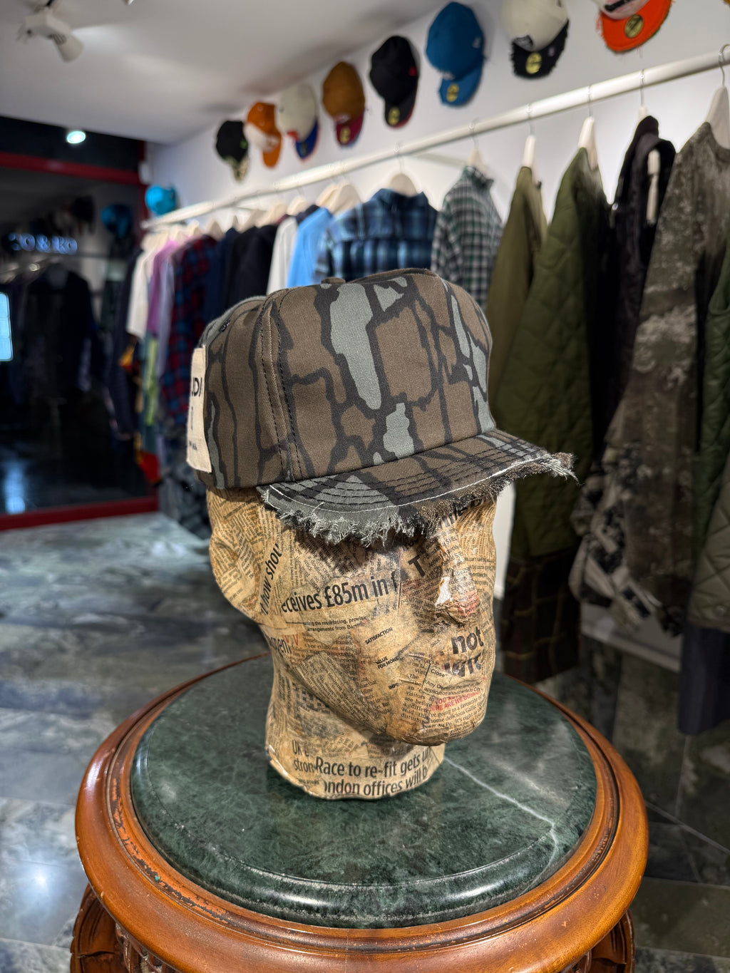 ARTISANAL CURVED MINI BRIM CAP (Adjustable)