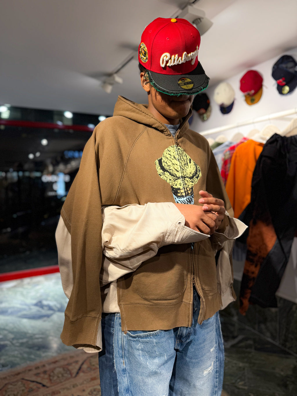 ARTISANAL ZIP HOODIE