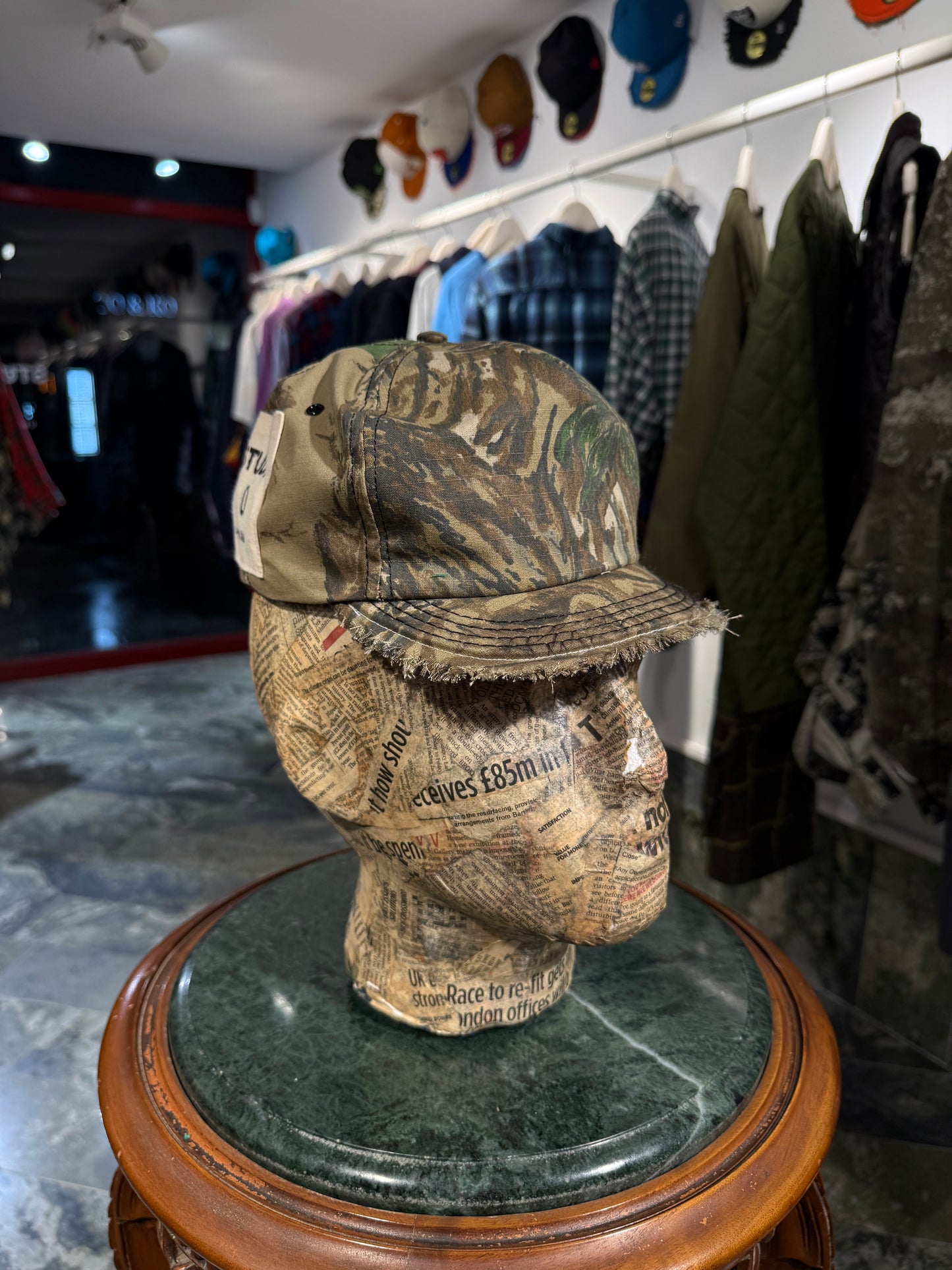 ARTISANAL CURVED MINI BRIM CAP (Adjustable)