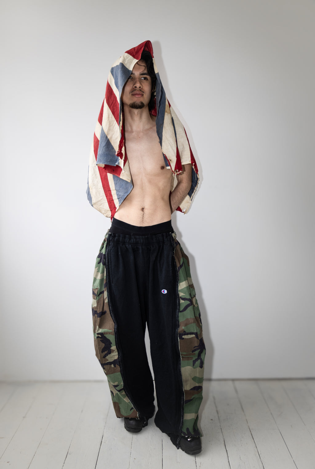 ARTISANAL MILITARY X SWEAT HYBRID TROUSERS