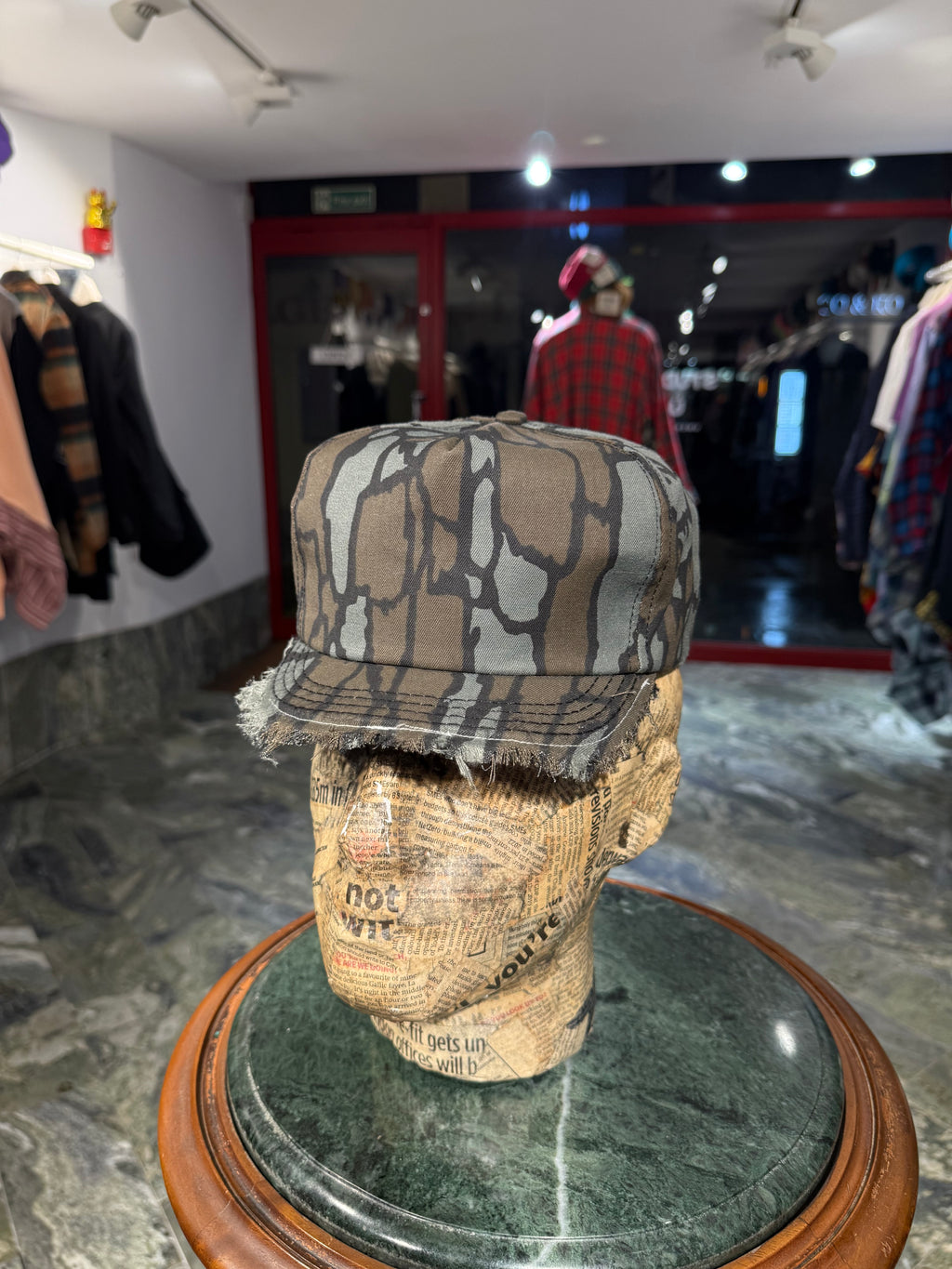 ARTISANAL CURVED MINI BRIM CAP (Adjustable)