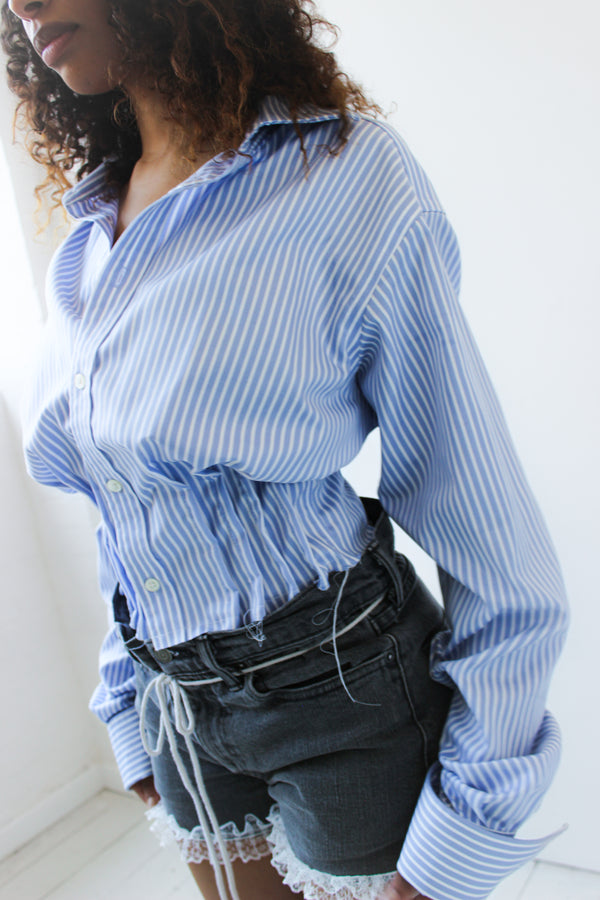 ARTISANAL CINCHED WAIST SHIRT