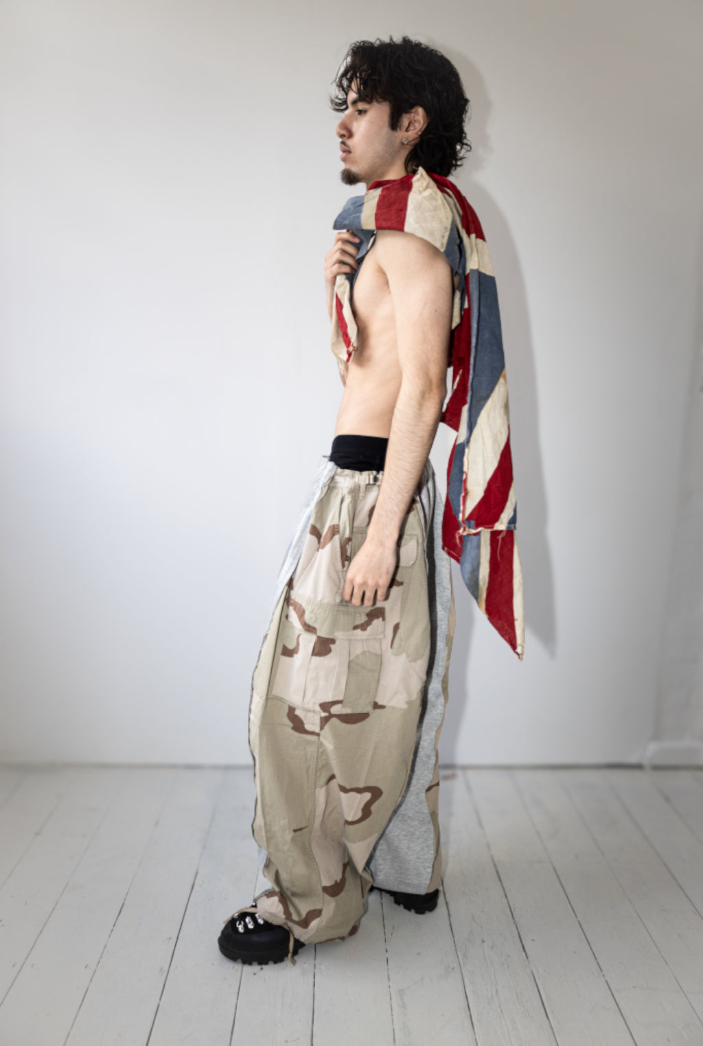 ARTISANAL MILITARY X SWEAT HYBRID TROUSERS