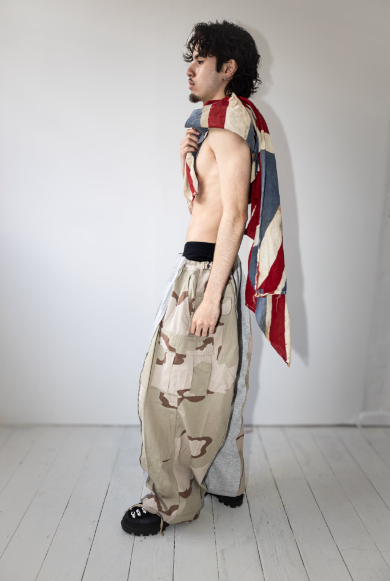 ARTISANAL MILITARY X SWEAT HYBRID TROUSERS