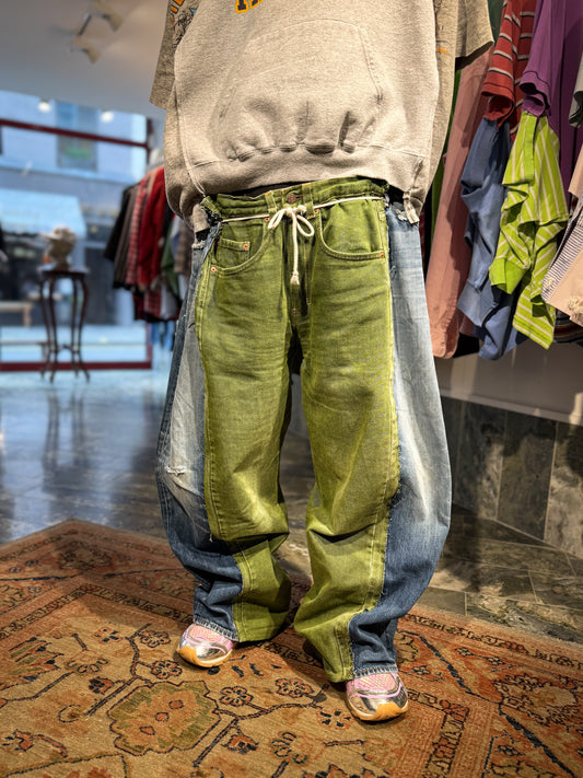 ARTISANAL DOUBLE DENIM TROUSERS