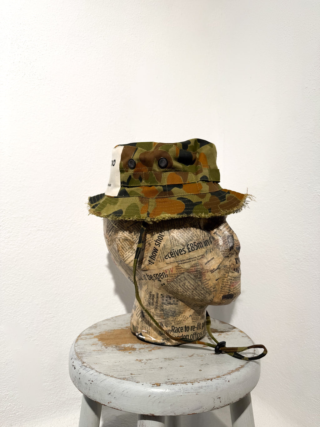 ARTISANAL CAMO BUCKET HAT
