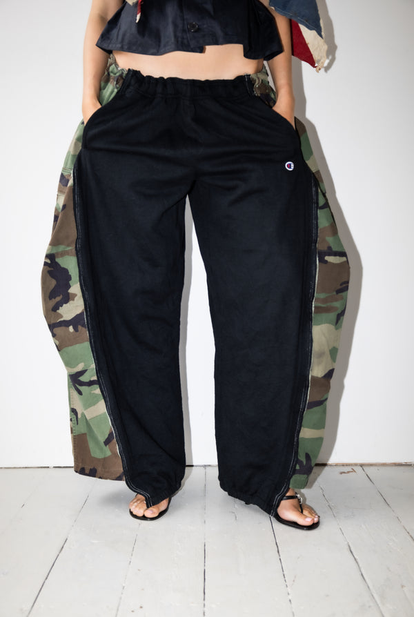 ARTISANAL MILITARY X SWEAT HYBRID TROUSERS