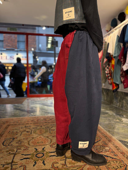 ARTISANAL DOUBLE SWEATPANT TROUSERS