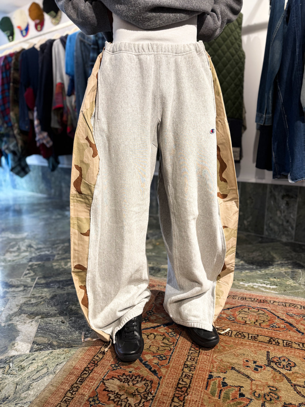 ARTISANAL MILITARY X SWEAT HYBRID TROUSERS