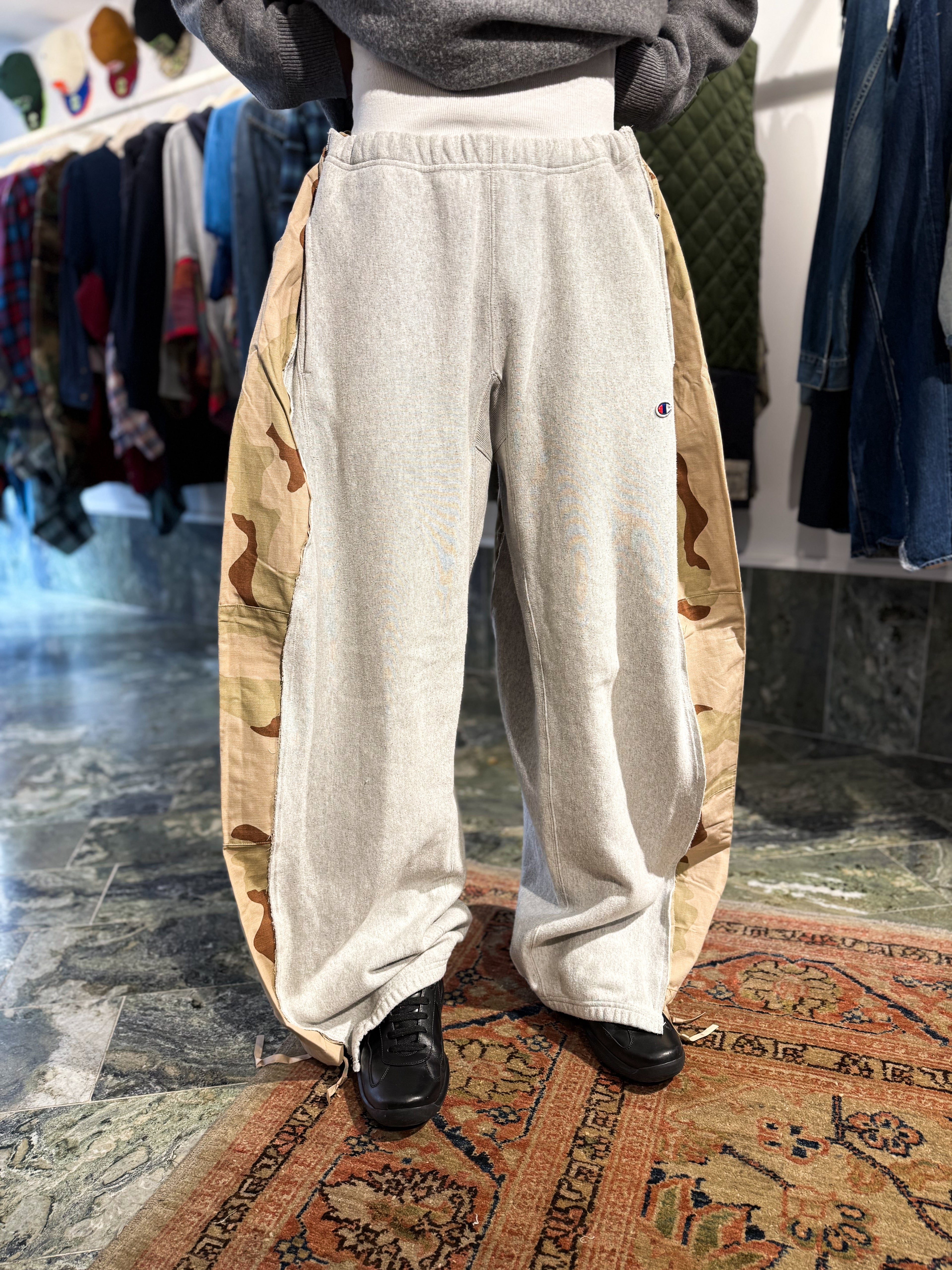 ARTISANAL MILITARY X SWEAT HYBRID TROUSERS