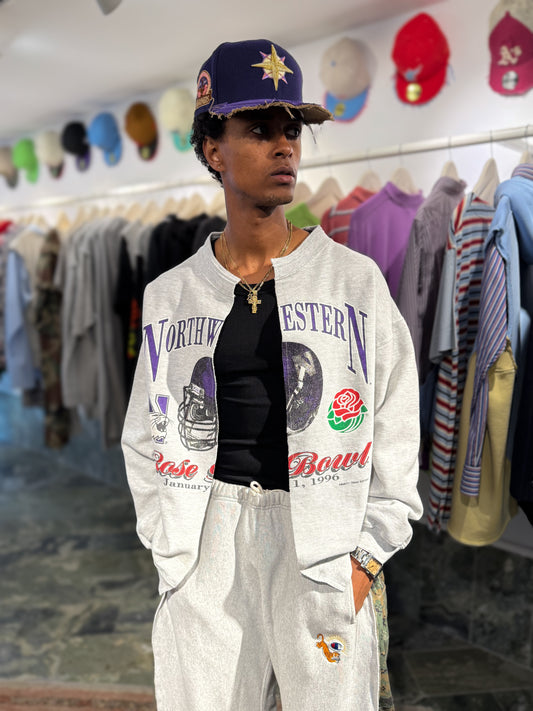 OPEN SPLIT SWEATSHIRT