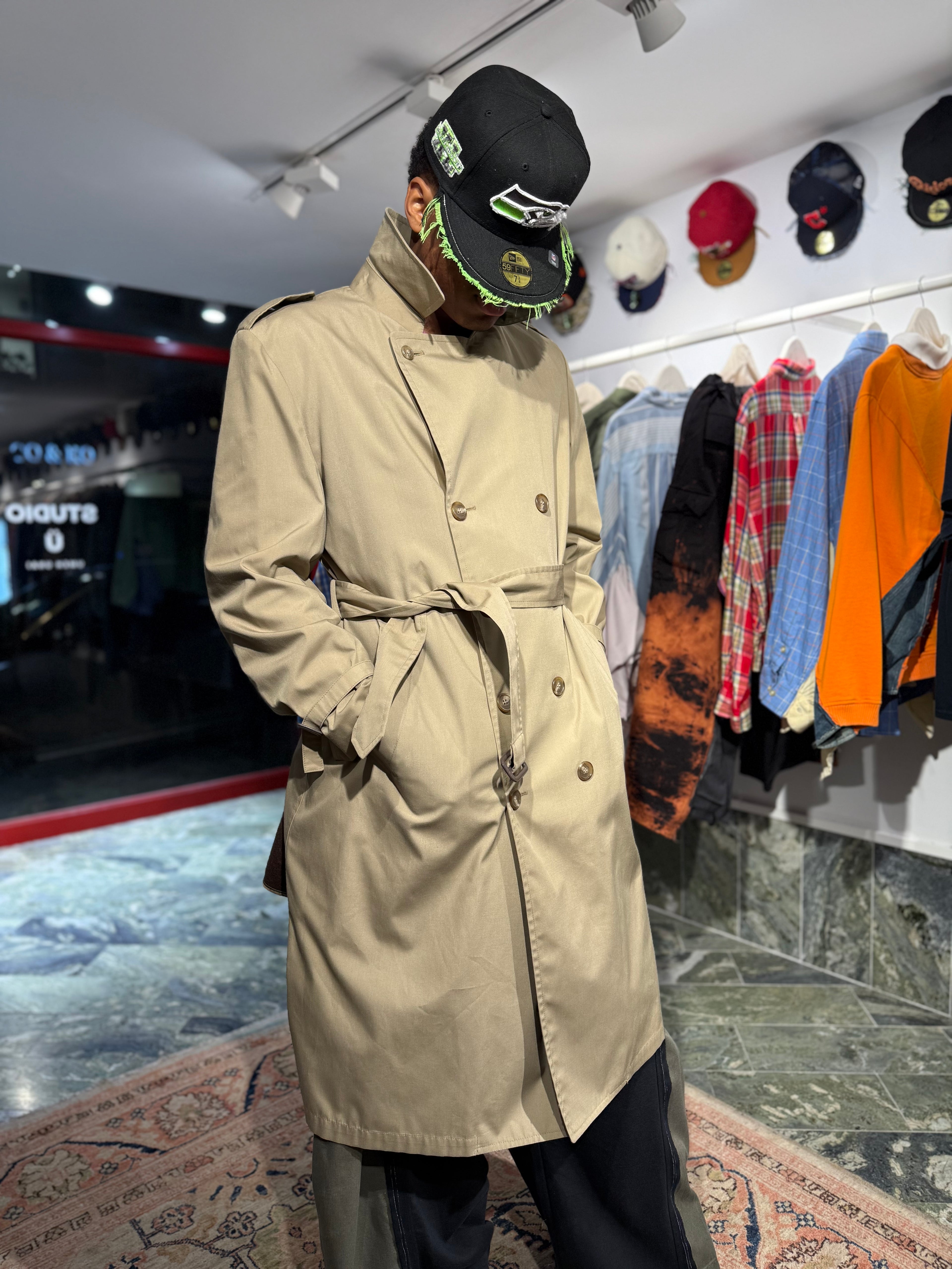 ARTISANAL TRENCH-PONCHO JACKET