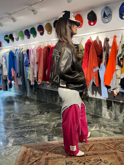 DECONSTRUCTED AVIREX LEATHER BOMBER JACKET