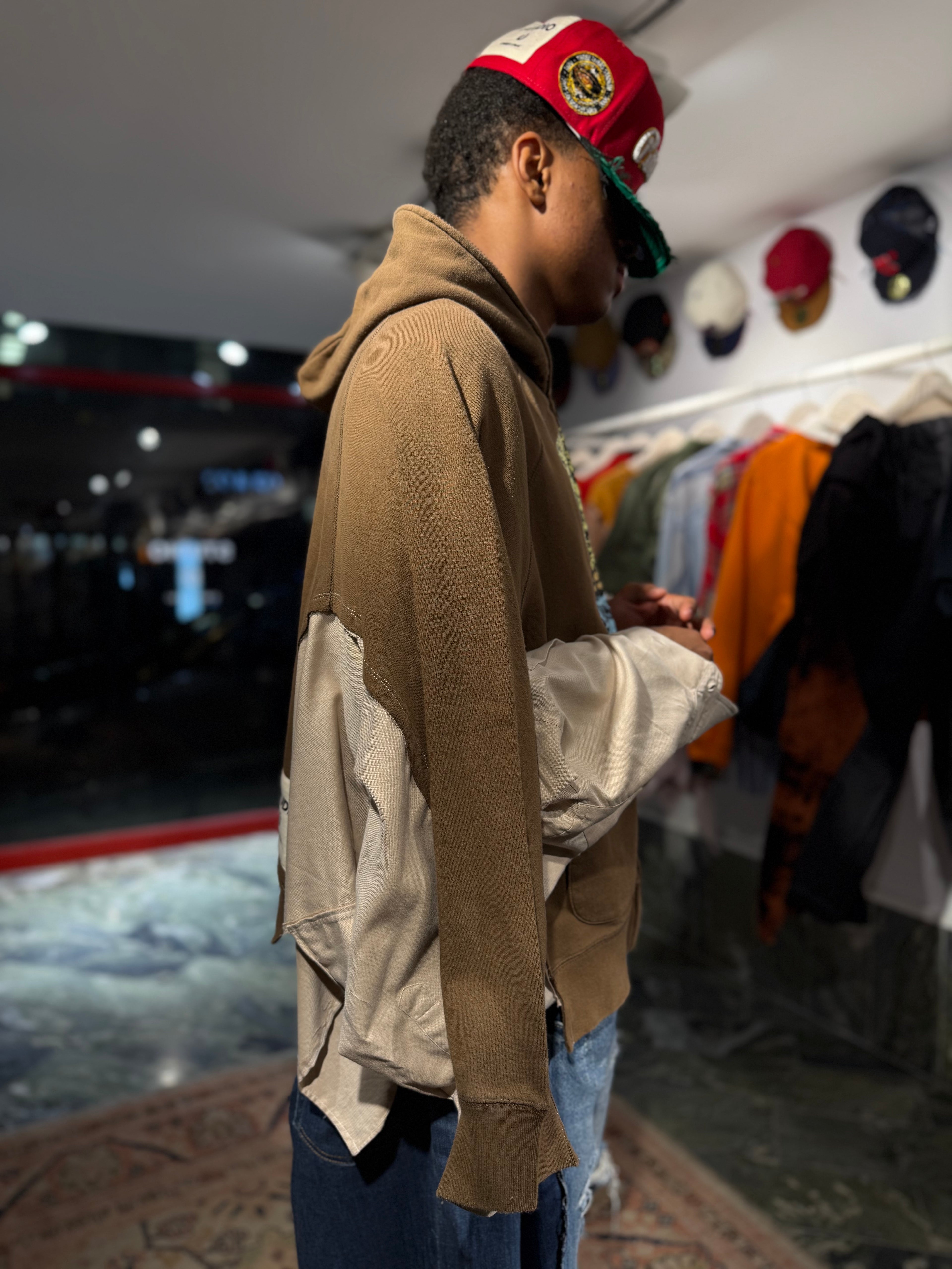 ARTISANAL ZIP HOODIE