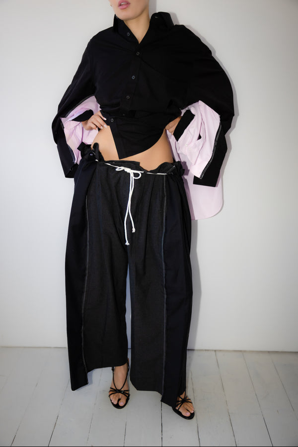 ARTISANAL DOUBLE TAILORED TROUSERS