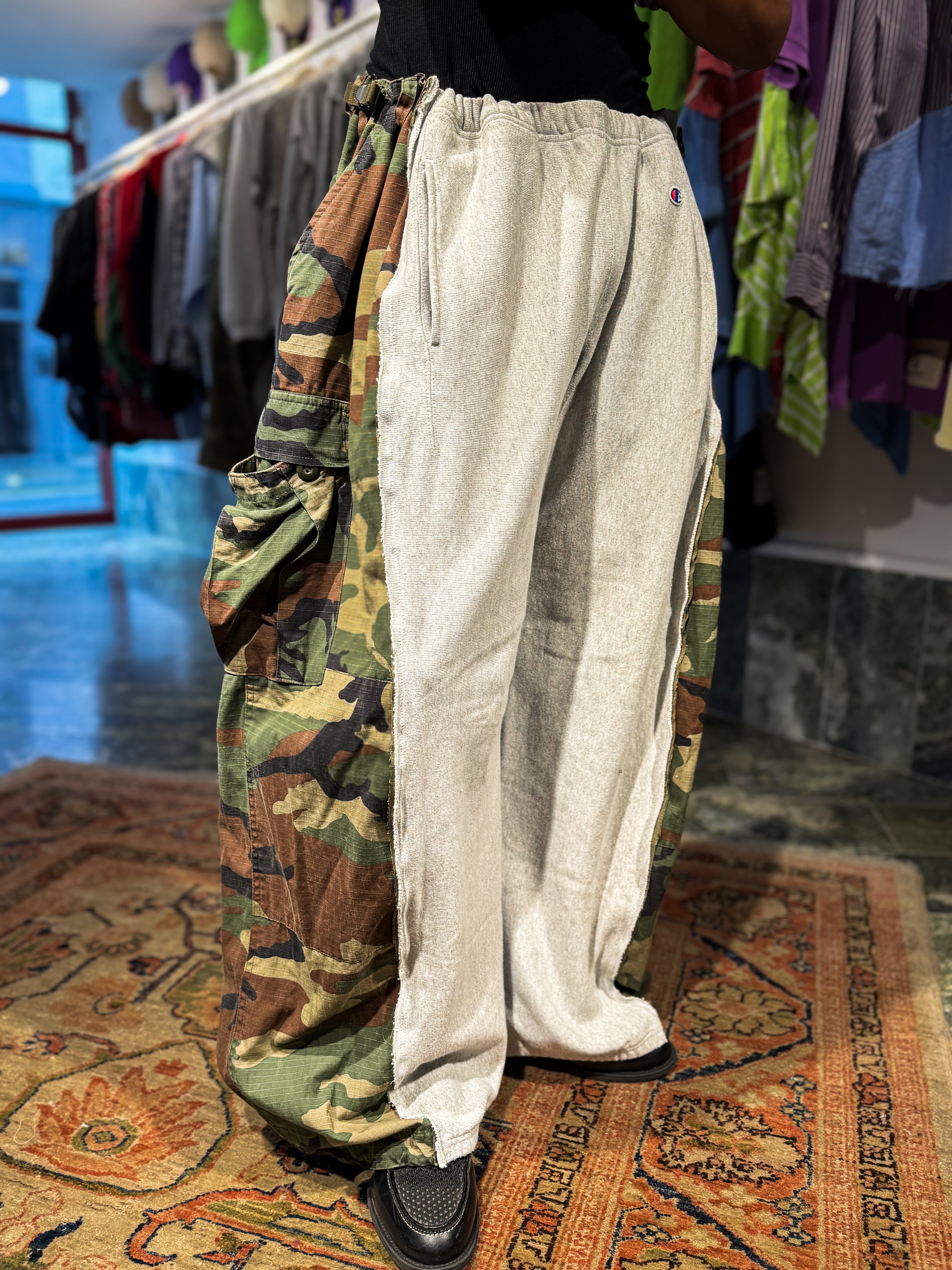 ARTISANAL MILITARY X SWEAT HYBRID TROUSERS