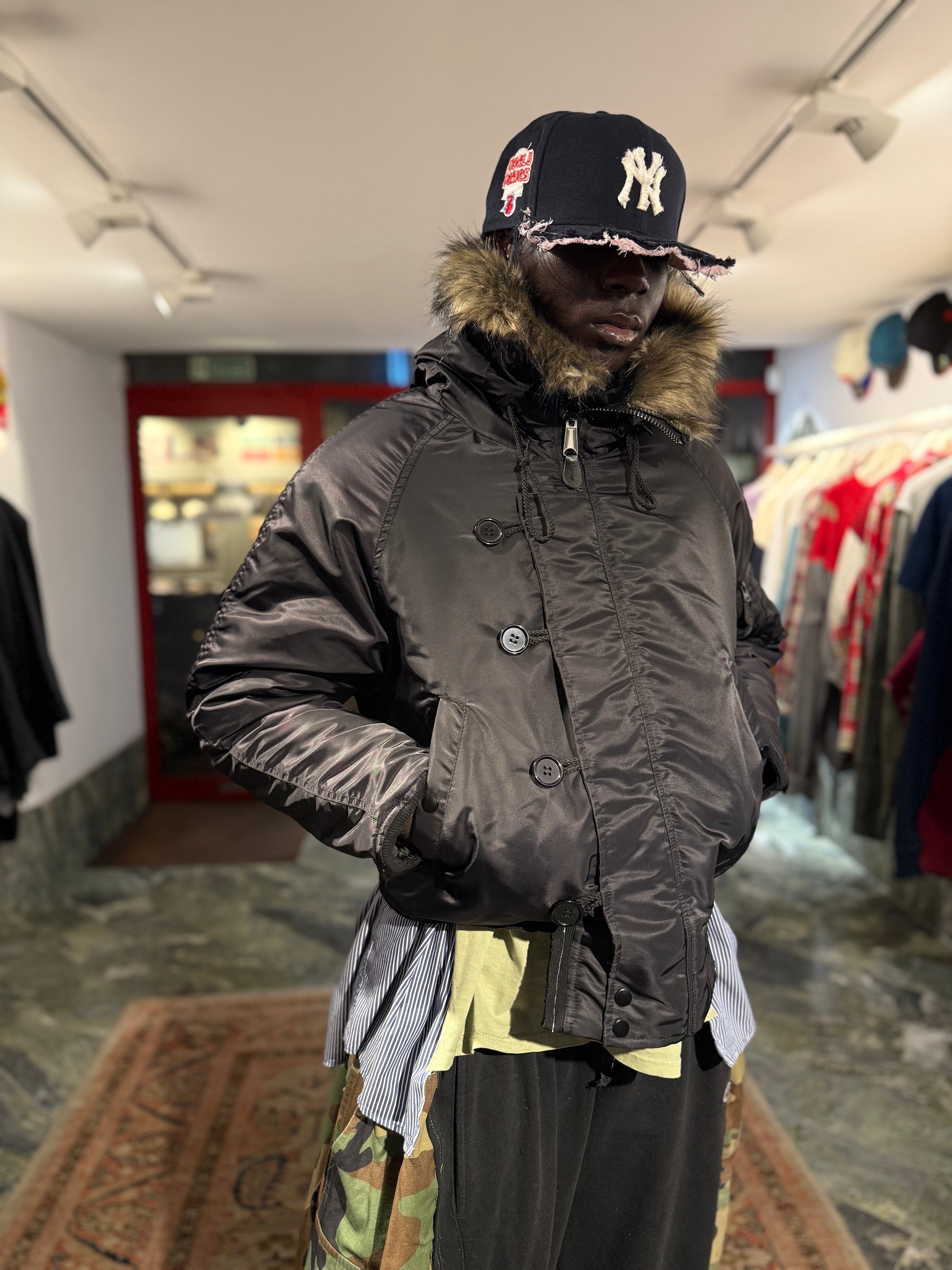 DECONSTRUCTED FLIGHT JACKET