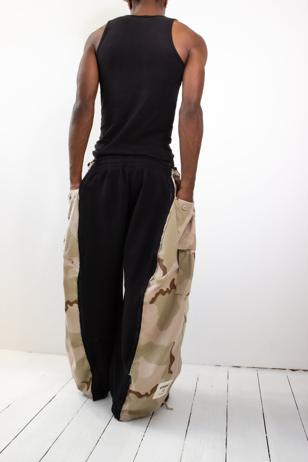 ARTISANAL MILITARY X SWEAT HYBRID TROUSERS