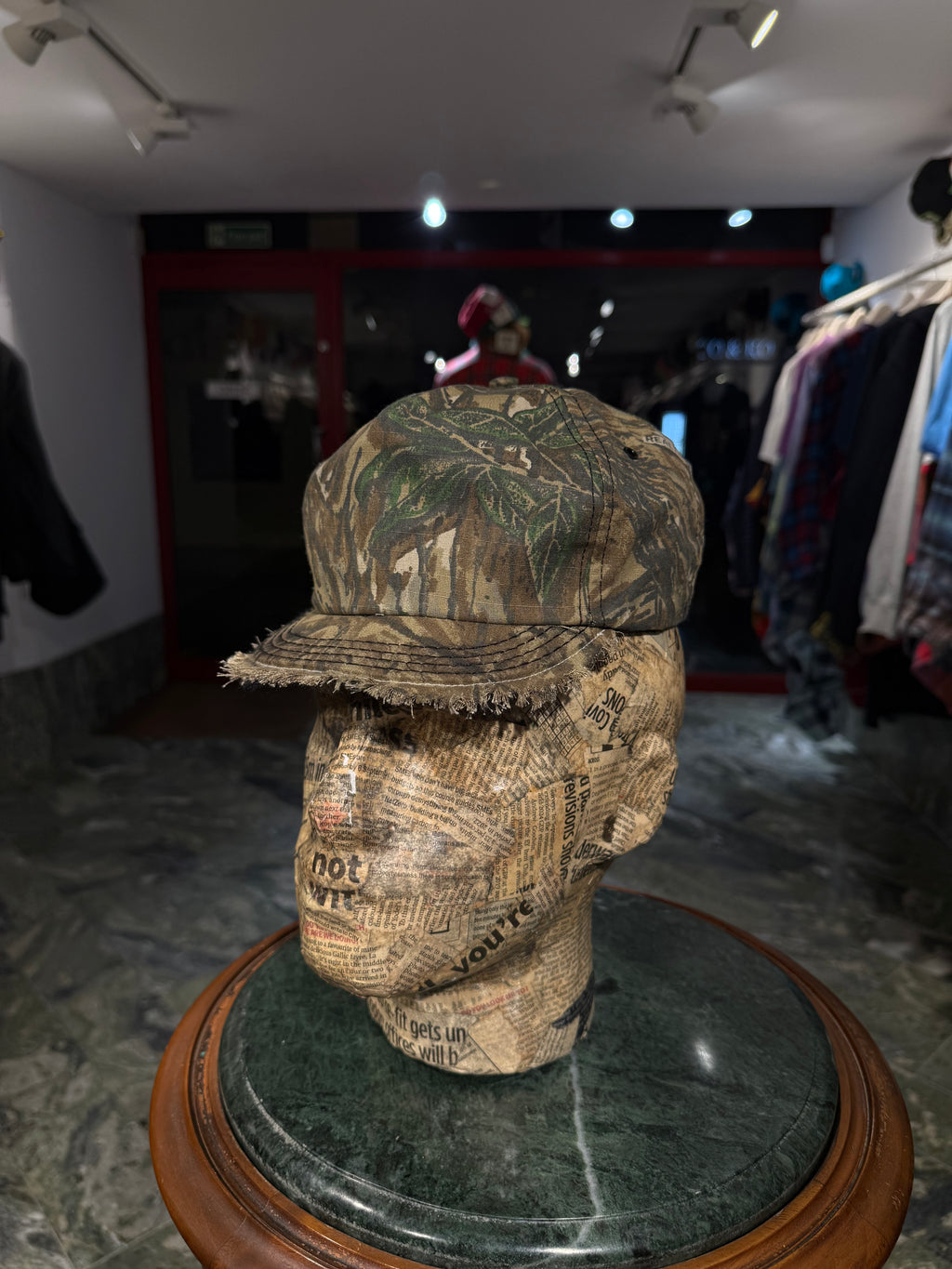 ARTISANAL CURVED MINI BRIM CAP (Adjustable)