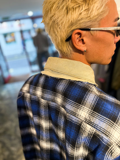 DENIM COLLARED SHIRT JACKET