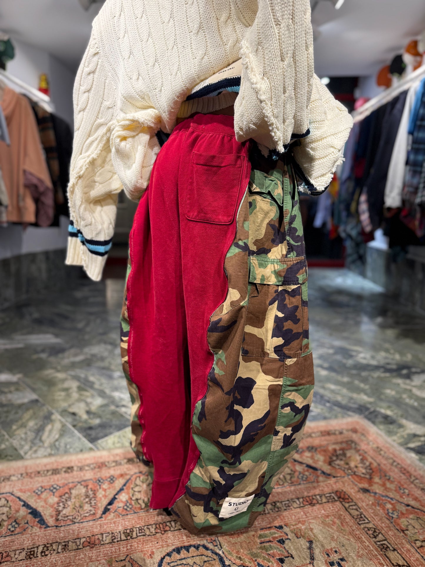 ARTISANAL MILITARY X SWEAT HYBRID TROUSERS
