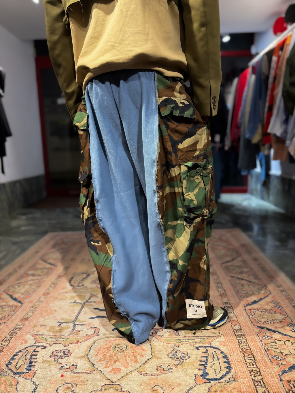 ARTISANAL MILITARY X SWEAT HYBRID TROUSERS