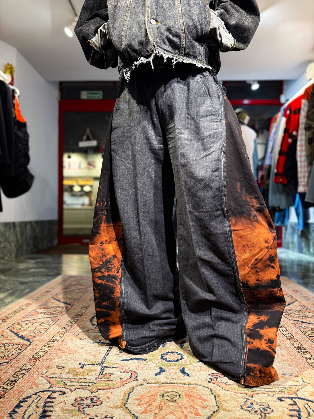 ARTISANAL HYBRID TAILORED CARGO TROUSERS