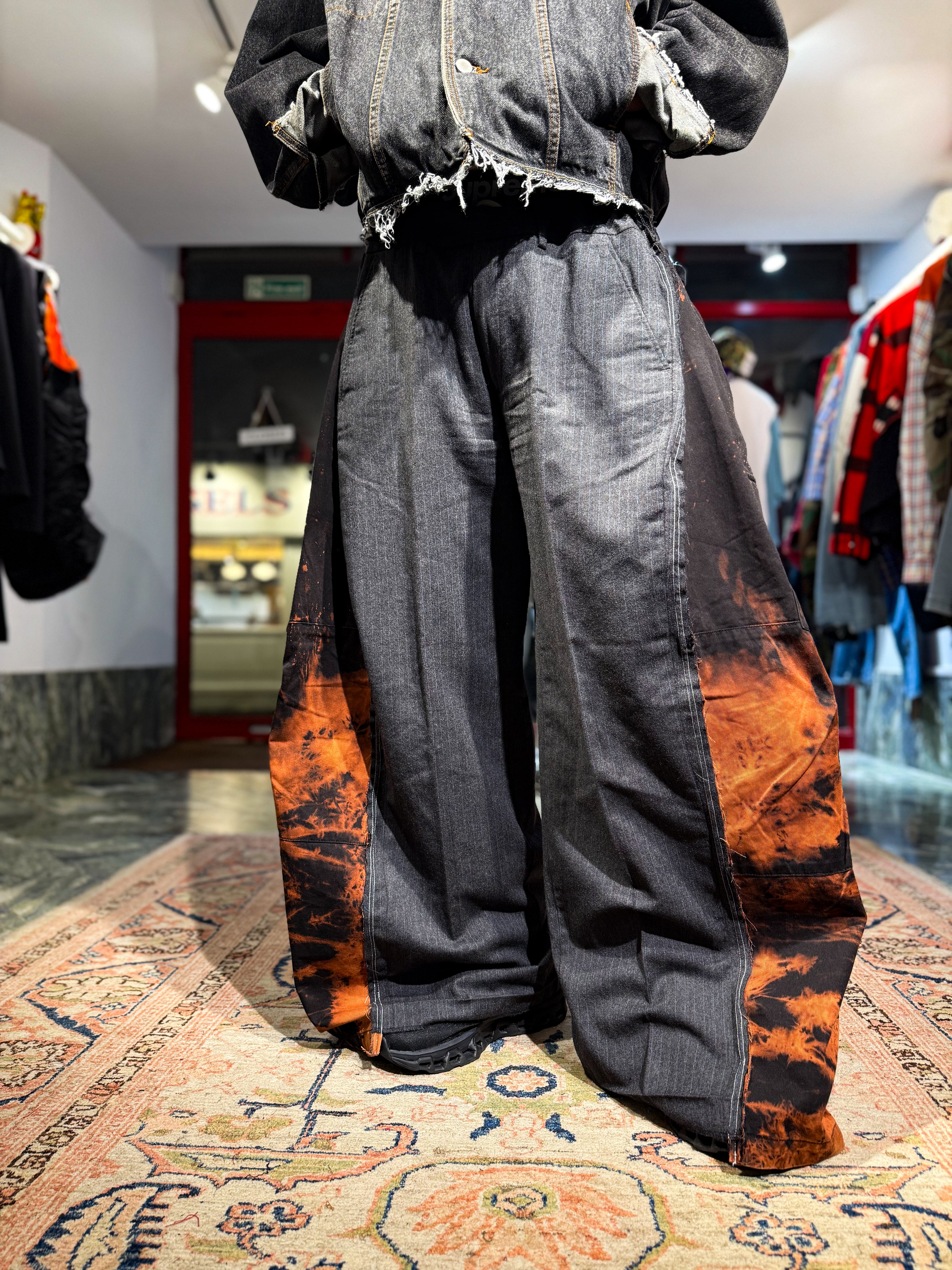 ARTISANAL HYBRID TAILORED CARGO TROUSERS