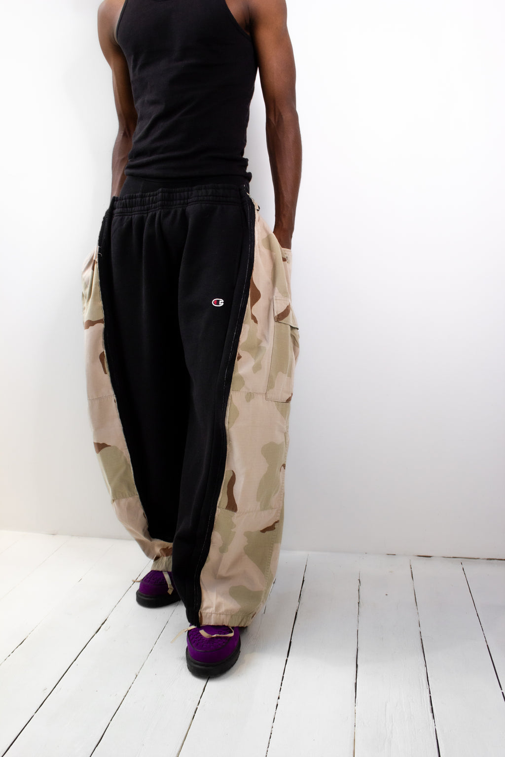 ARTISANAL MILITARY X SWEAT HYBRID TROUSERS