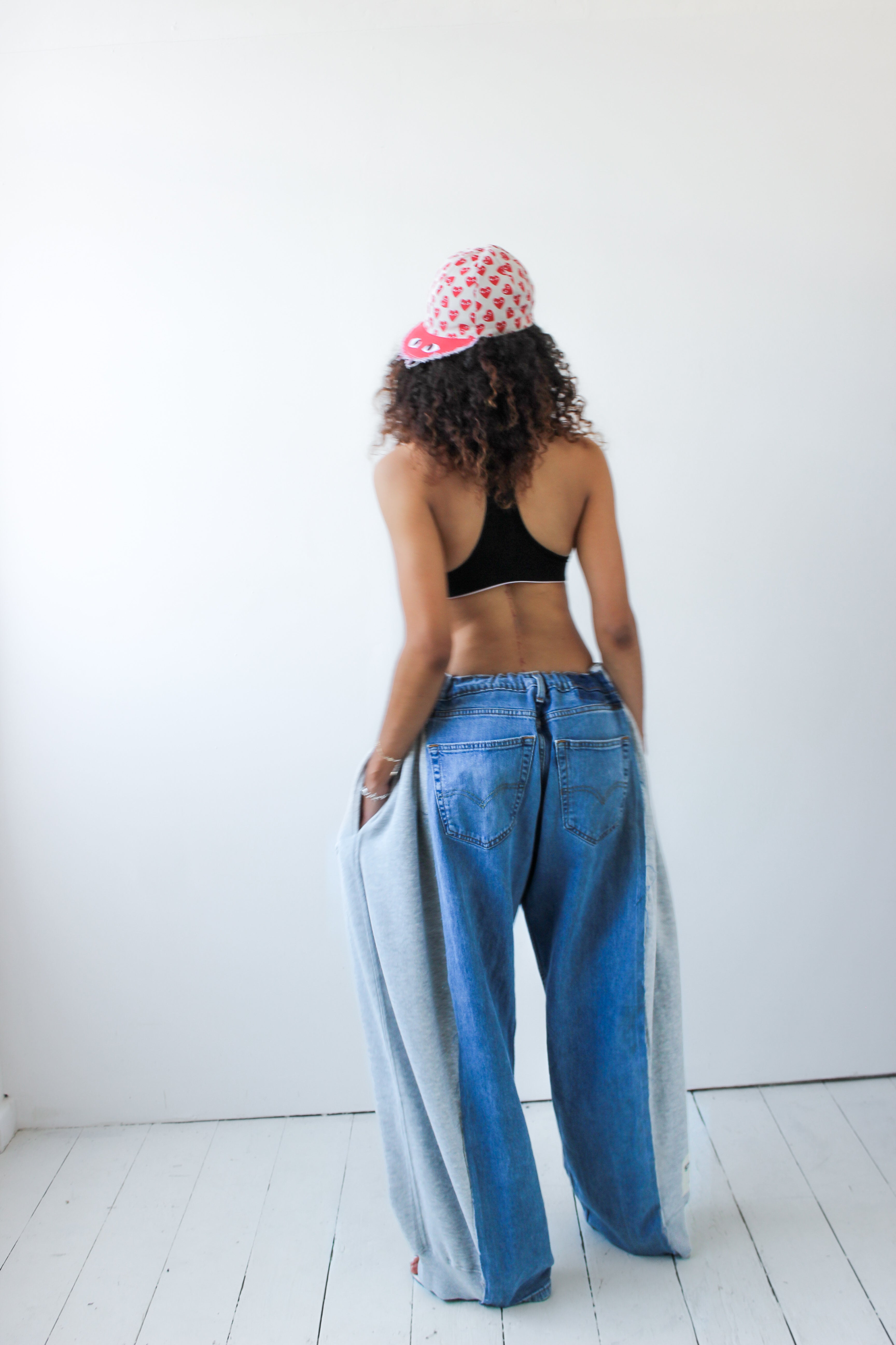 ARTISANAL DENIM X SWEAT HYBRID TROUSERS