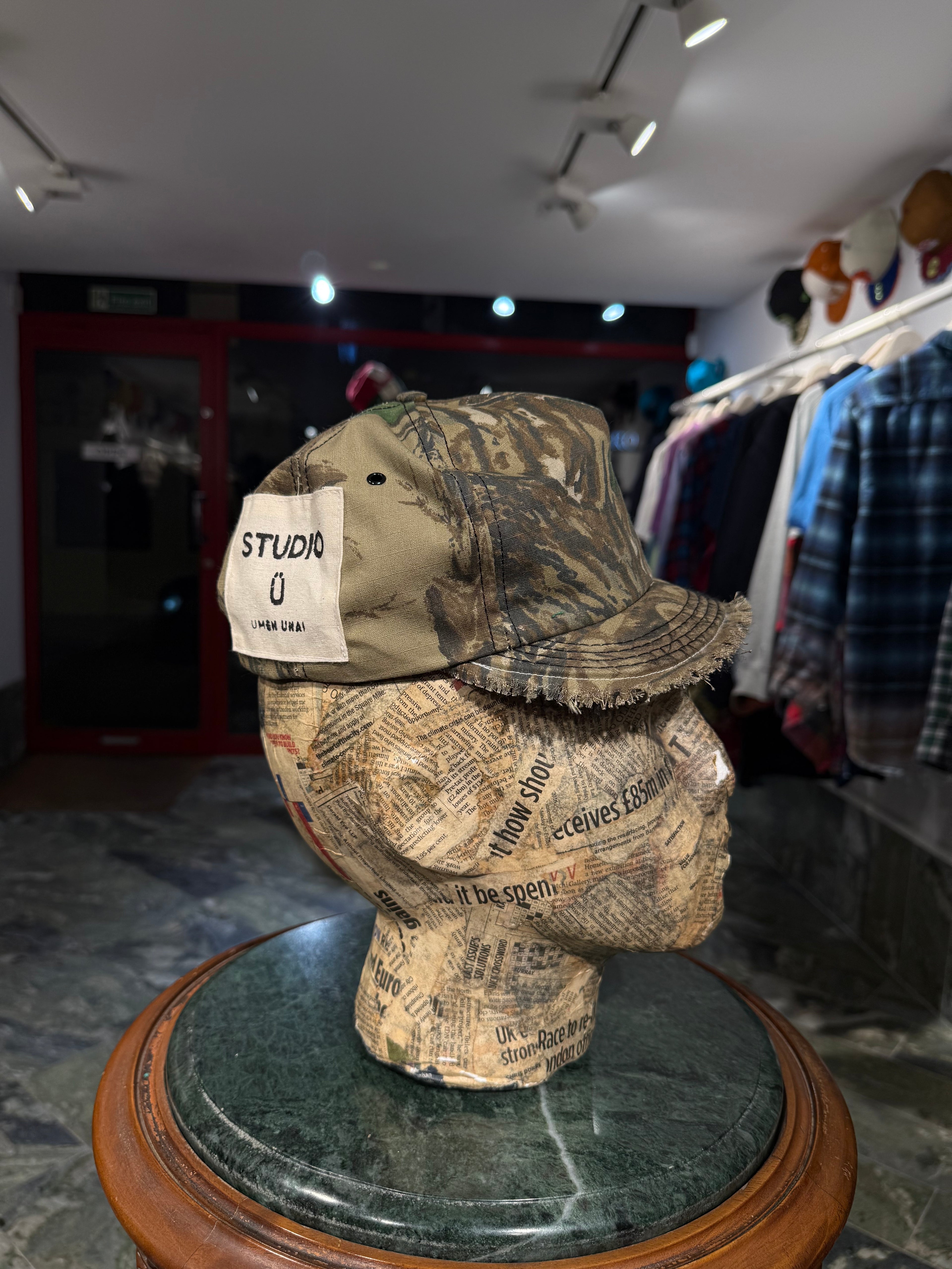 ARTISANAL CURVED MINI BRIM CAP (Adjustable)