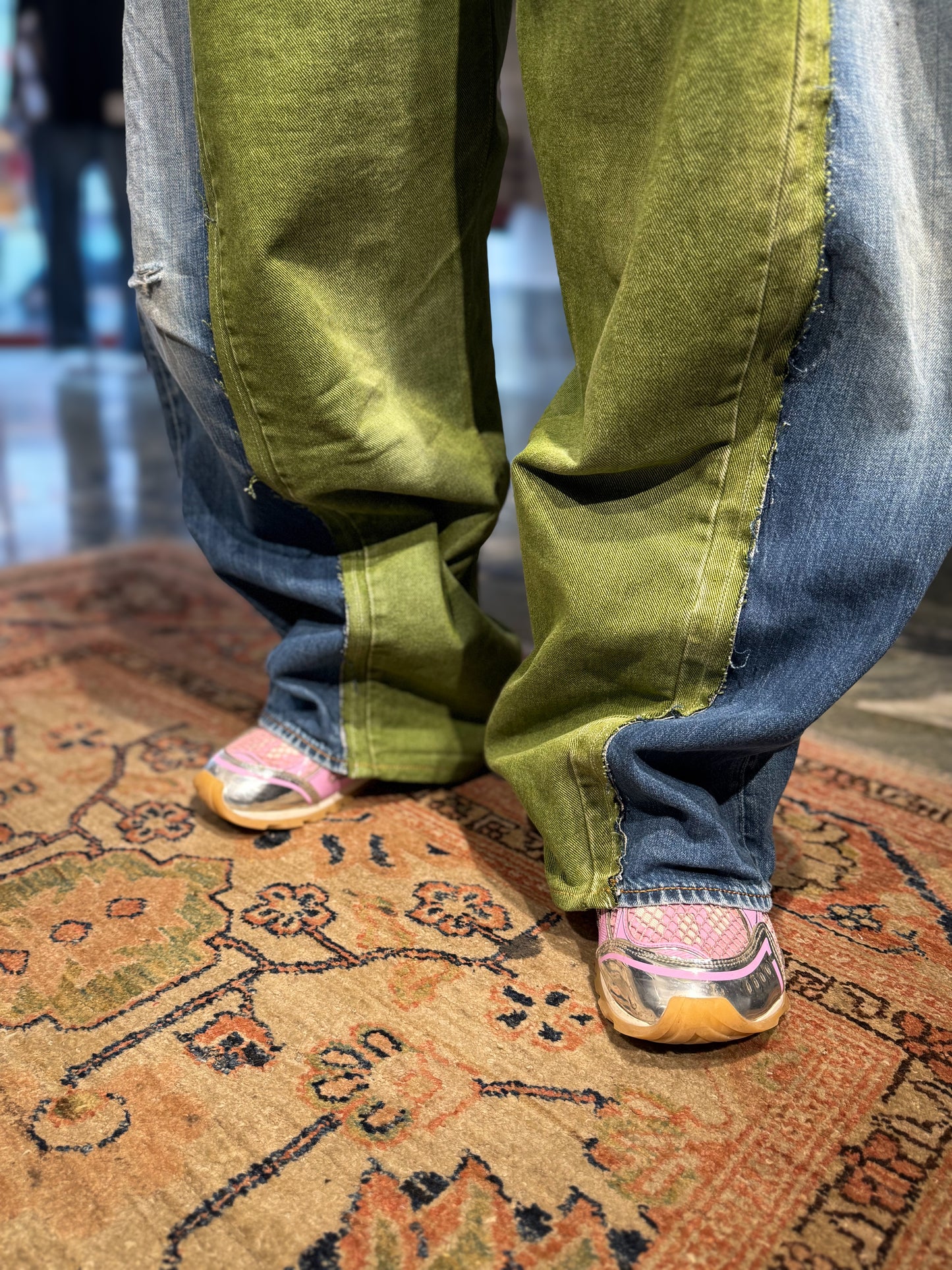 ARTISANAL DOUBLE DENIM TROUSERS