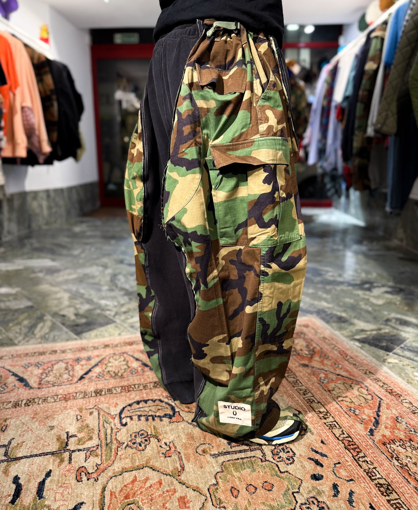 ARTISANAL MILITARY X SWEAT HYBRID TROUSERS