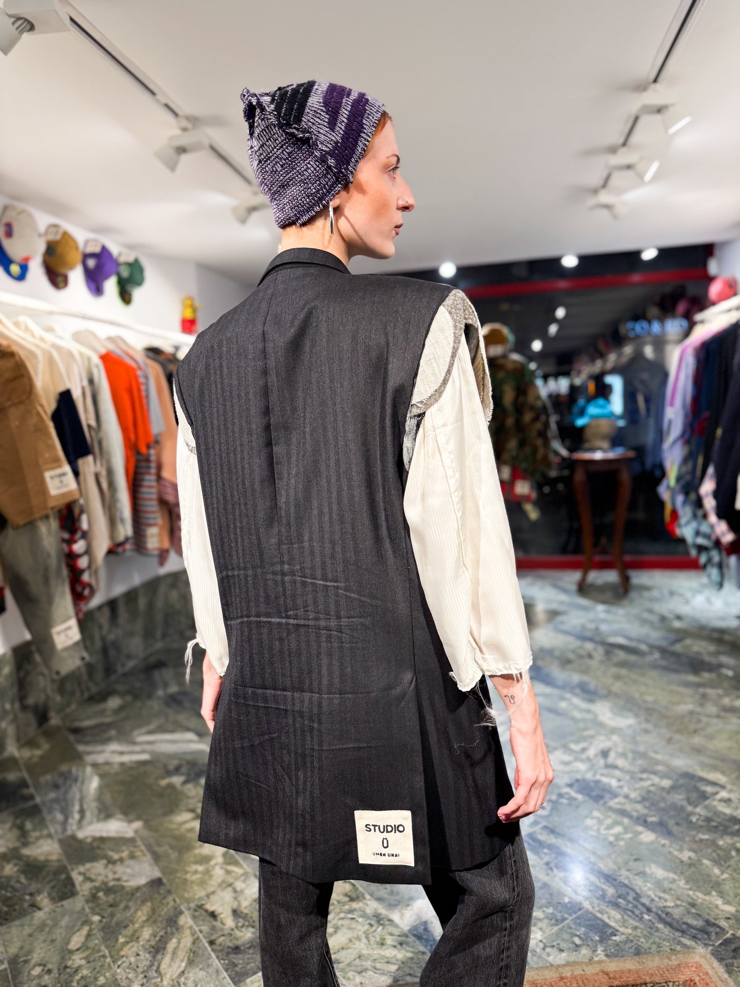 ARTISANAL EXPOSED LINER BLAZER