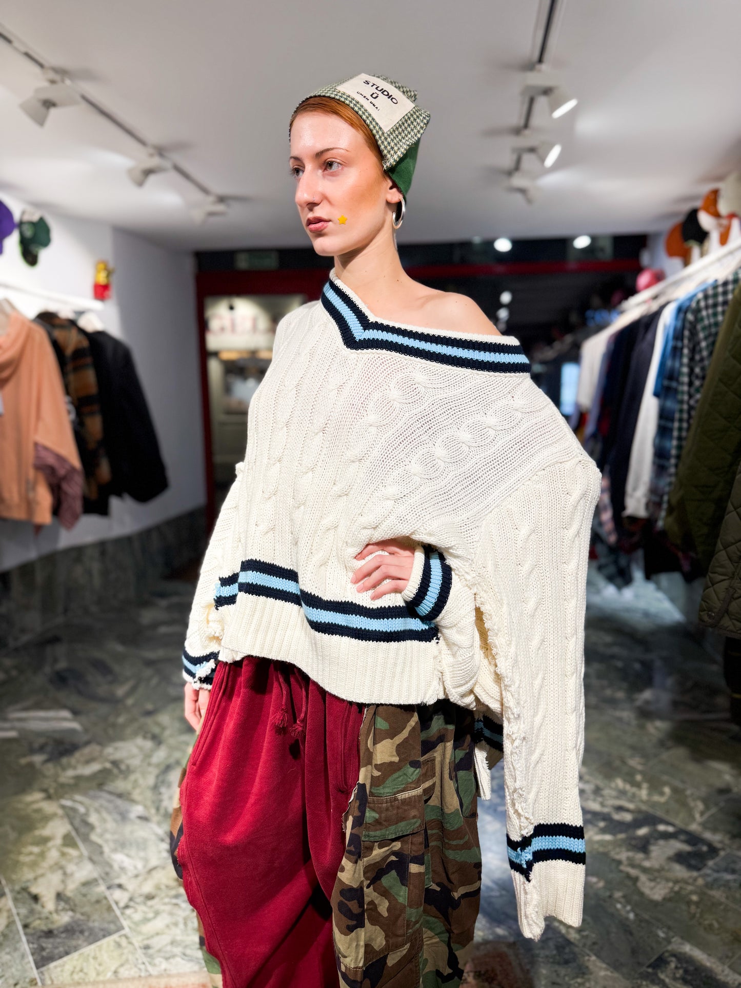 ARTISANAL CRICKET JUMPER