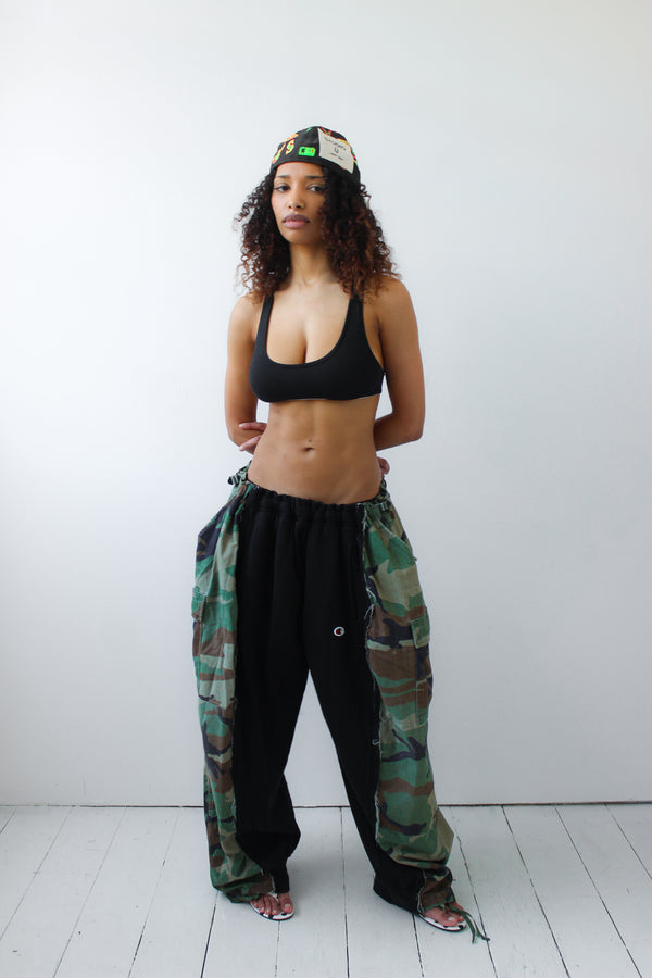 ARTISANAL MILITARY X SWEAT HYBRID TROUSERS