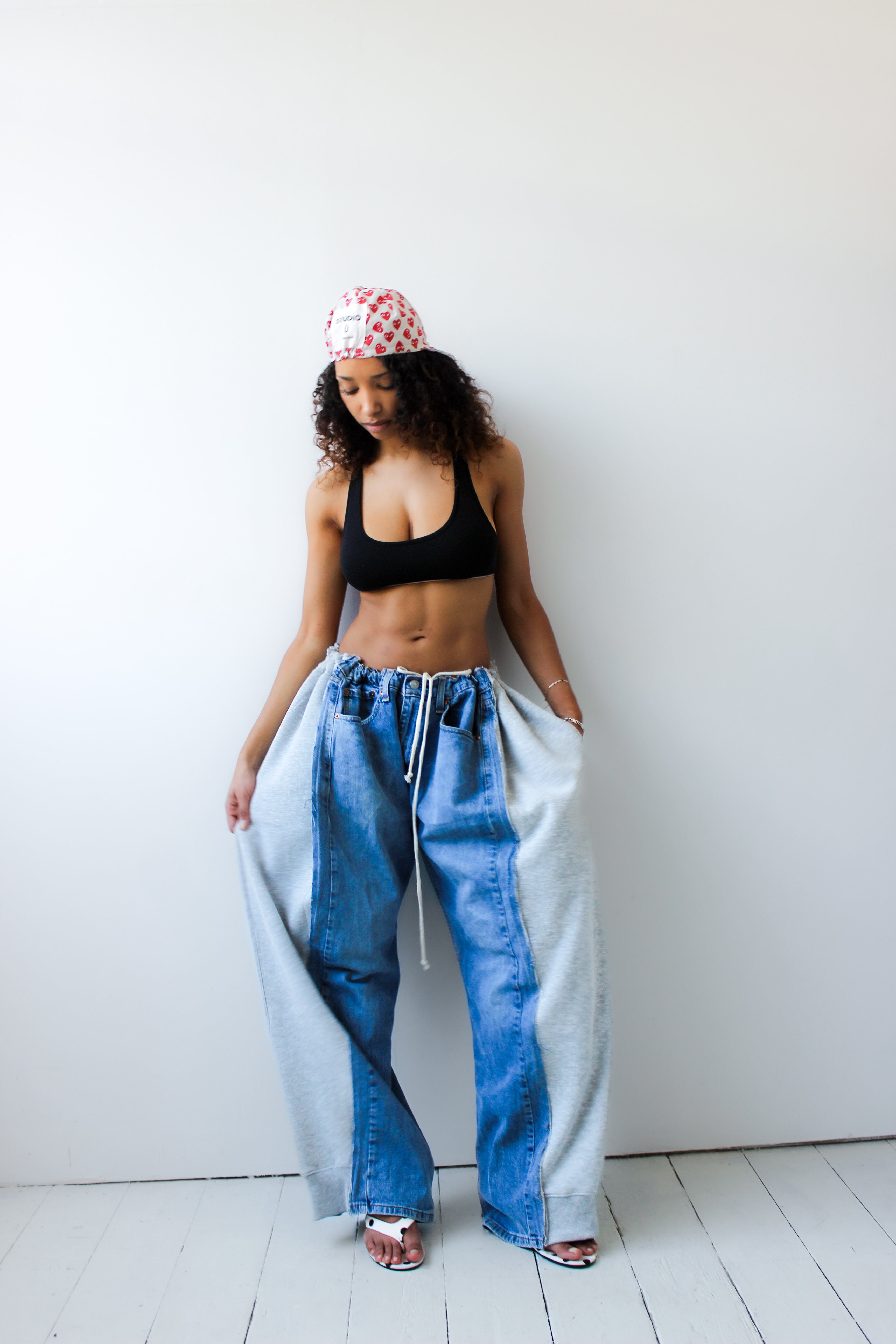 ARTISANAL DENIM X SWEAT HYBRID TROUSERS