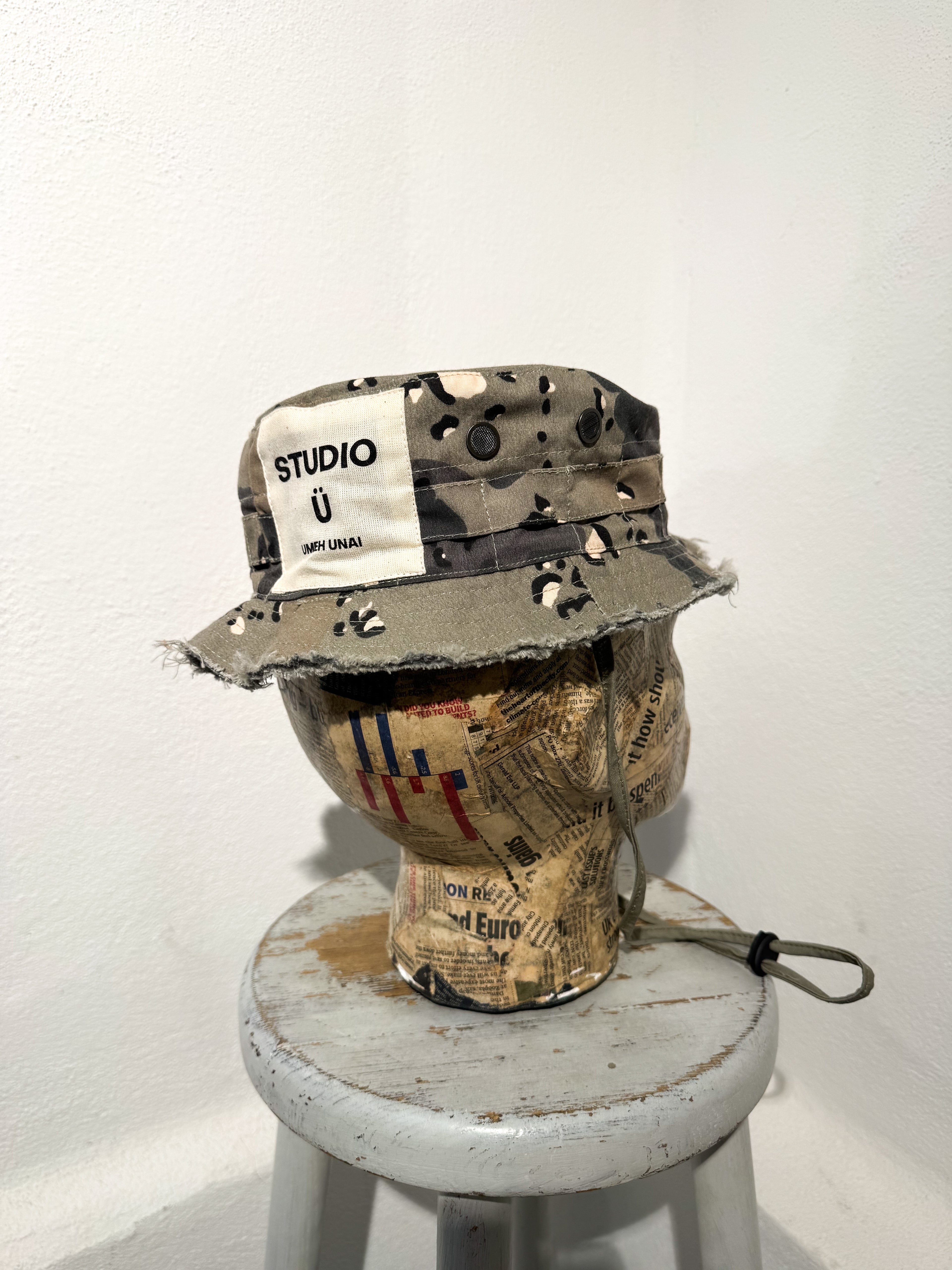 ARTISANAL CAMO BUCKET HAT