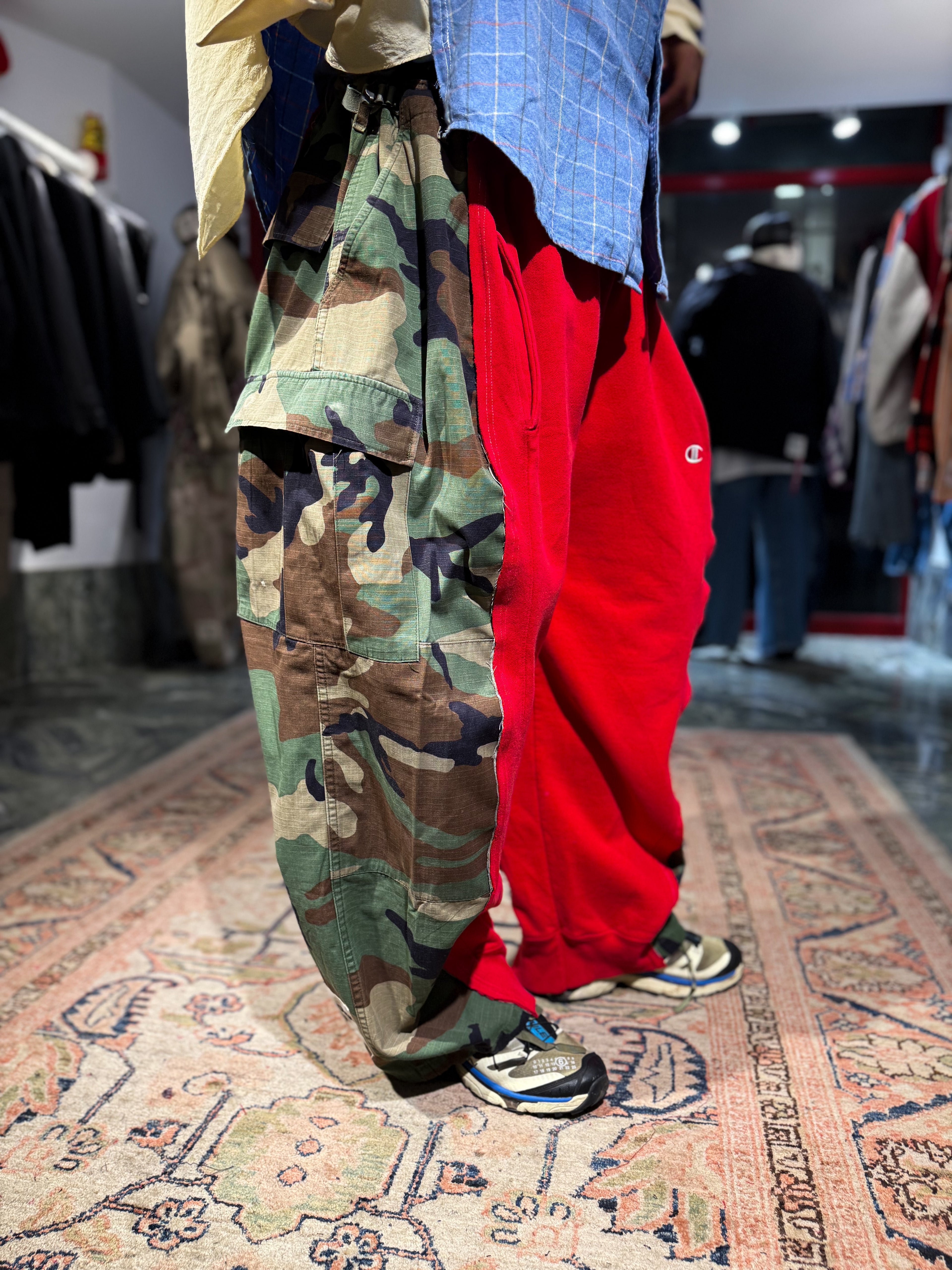ARTISANAL MILITARY X SWEAT HYBRID TROUSERS