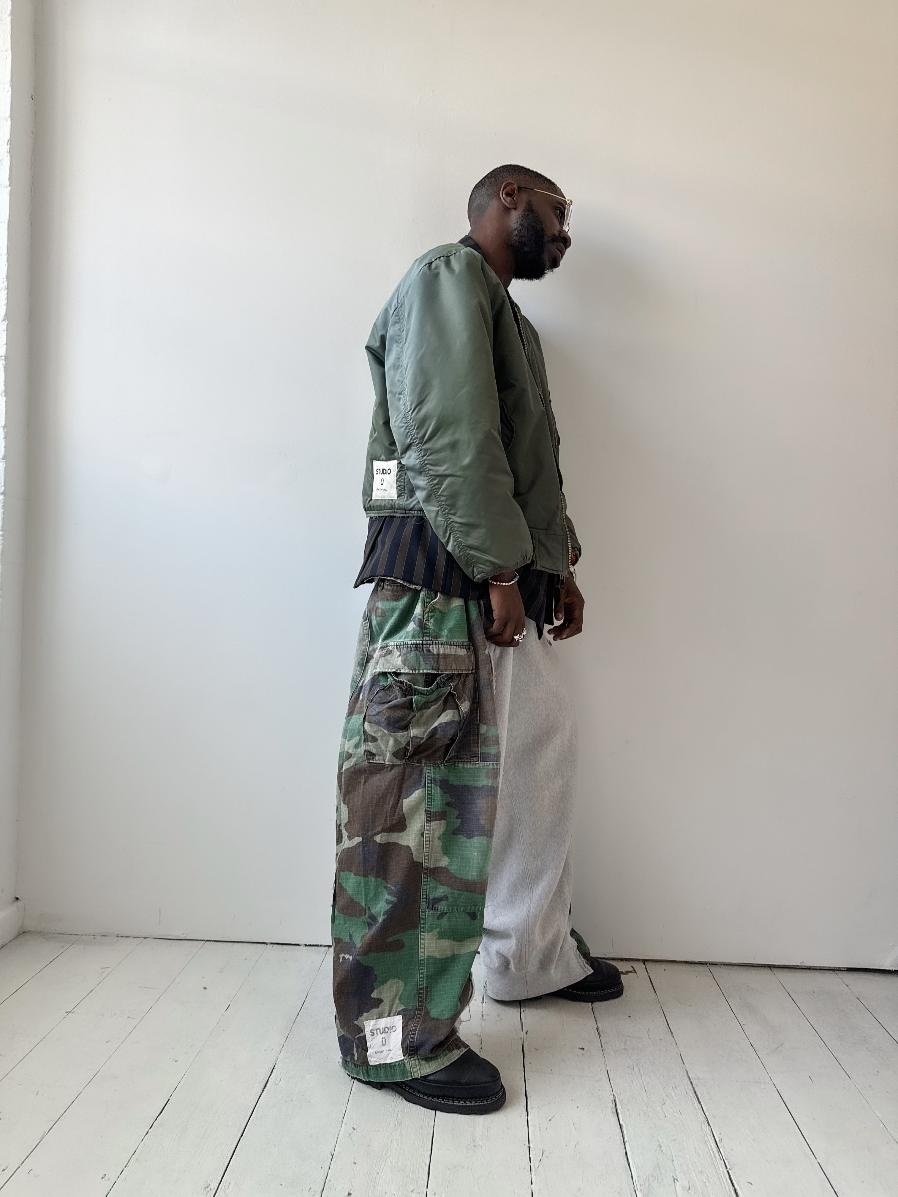 ARTISANAL MILITARY X SWEAT HYBRID TROUSERS