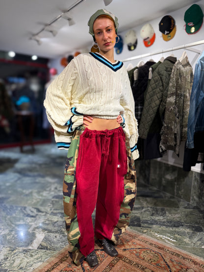 ARTISANAL MILITARY X SWEAT HYBRID TROUSERS